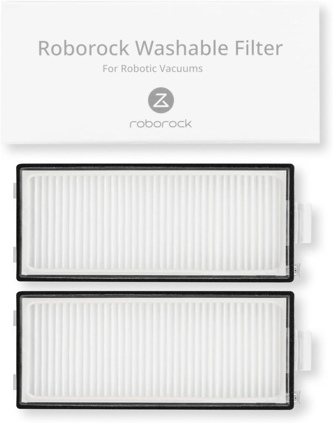 image:imageRoborock 2 Pack Washable Filter for Qrevo MasterQrevo SlimSaros Z70 Qrevo Curv 2 Flow HighEfficiency Replacement Filters Compatible with These Models Only