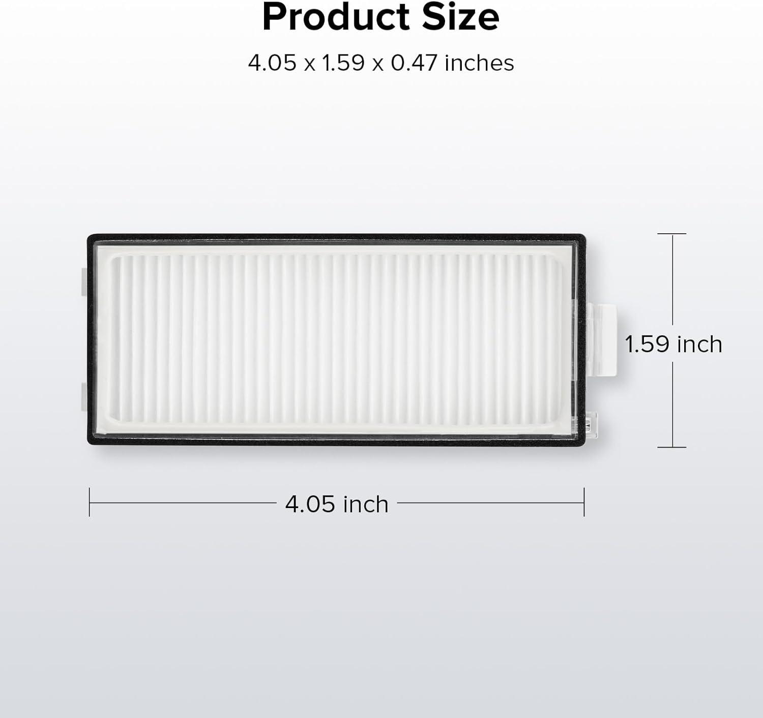 image:imageRoborock 2 Pack Washable Filter for Qrevo MasterQrevo SlimSaros Z70 Qrevo Curv 2 Flow HighEfficiency Replacement Filters Compatible with These Models Only