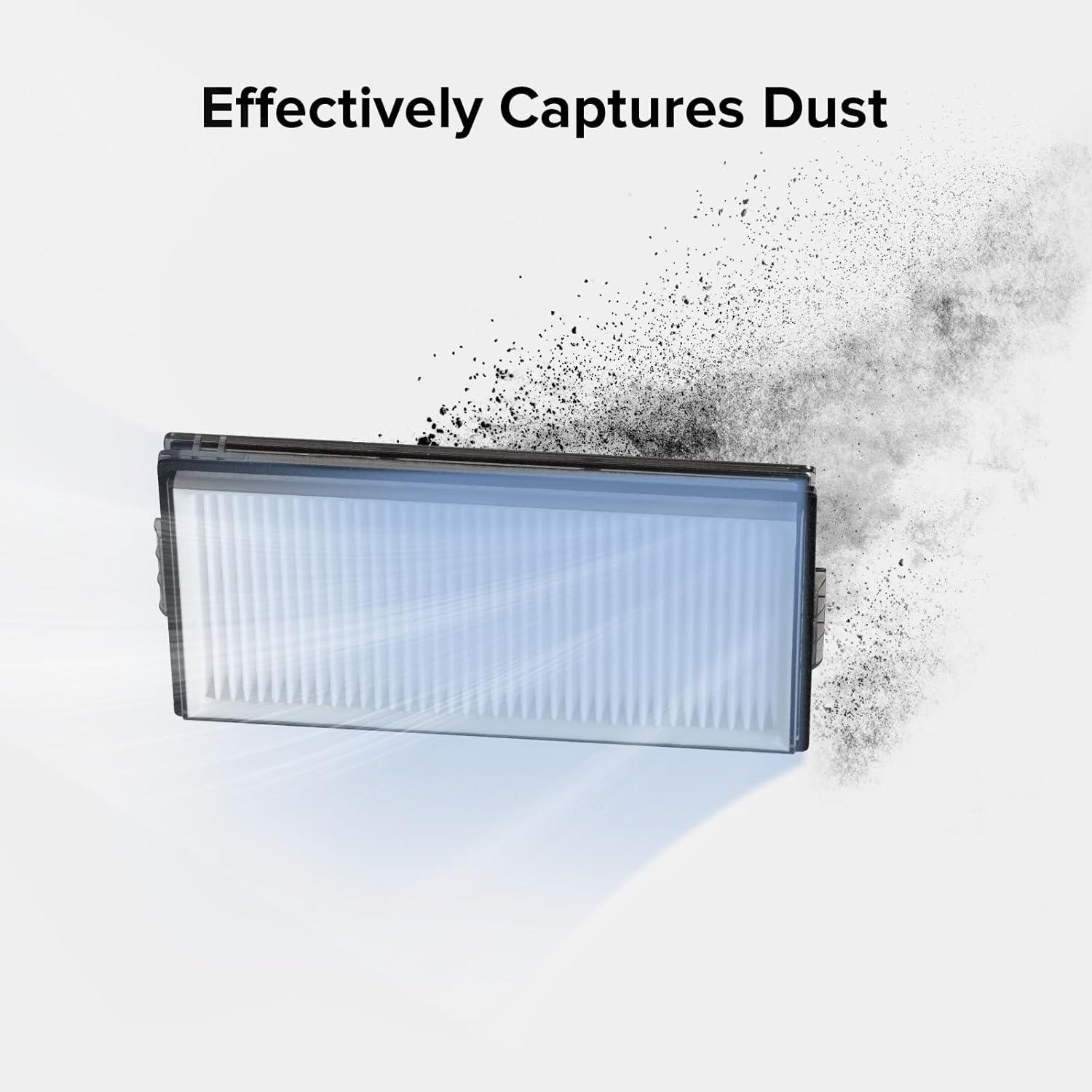 image:imageRoborock 2 Pcs Washable Filter for Saros 10R Saros Z70 Qrevo CurvX Qrevo EdgeT QX Revo Ultra Robot Vacuum Cleaner Reusable Replacement Filter for Efficient Cleaning amp Longer Lifespan