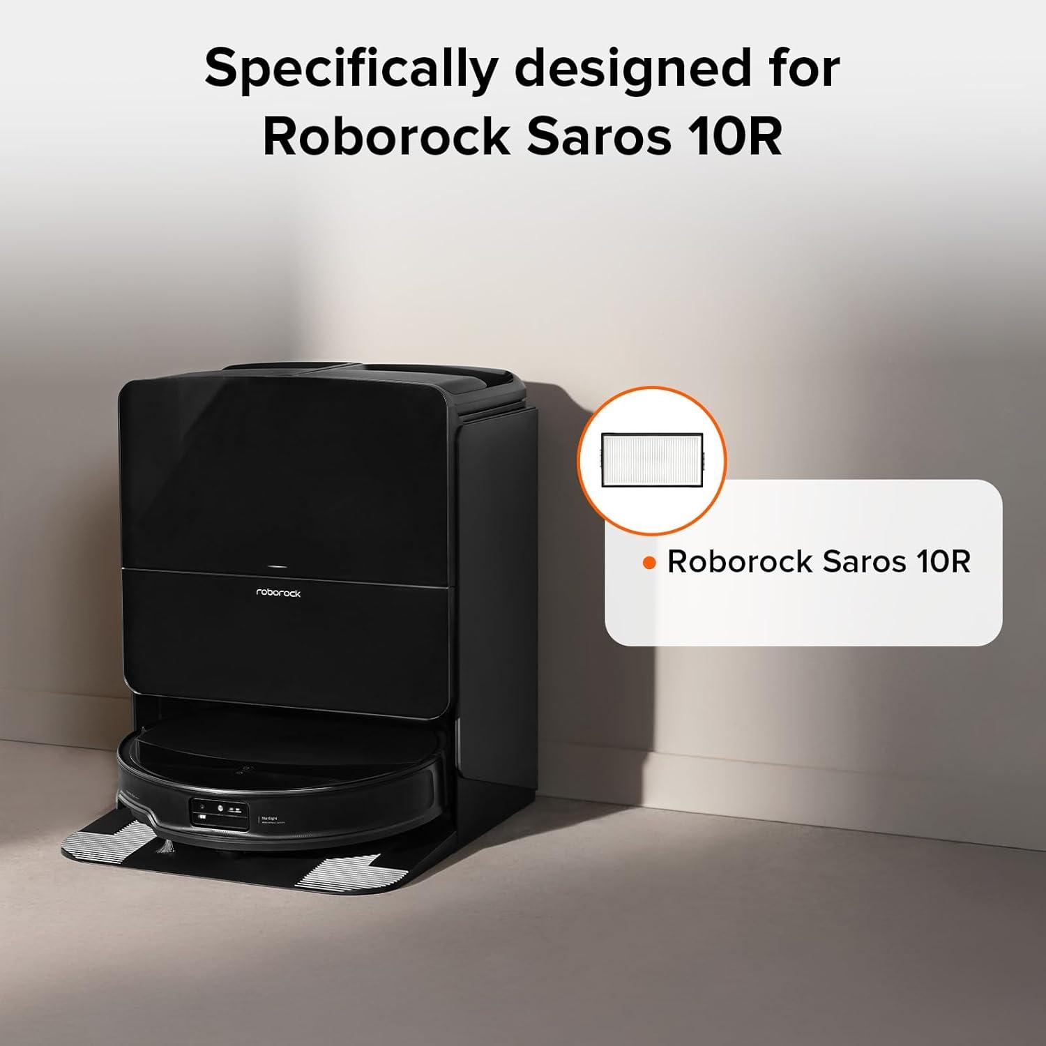 image:imageRoborock 2 Pcs Washable Filter for Saros 10R Saros Z70 Qrevo CurvX Qrevo EdgeT QX Revo Ultra Robot Vacuum Cleaner Reusable Replacement Filter for Efficient Cleaning amp Longer Lifespan