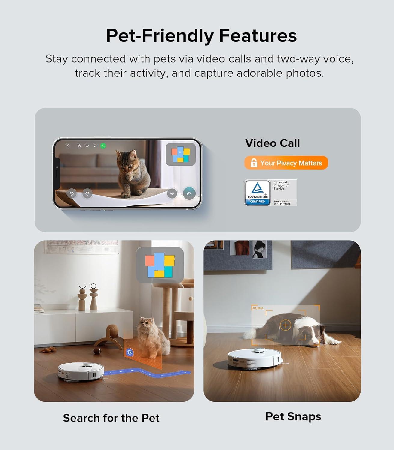 image:imageRoborock Qrevo Edge S5A Robot Vacuum and Mop 18500Pa ZeroTangling DuoDivide Main Brush FlexiArm Side Brush Hot Water Mop Washing amp SelfCleaning Warm Air Drying SelfEmptying WhiteQrevo Edge White