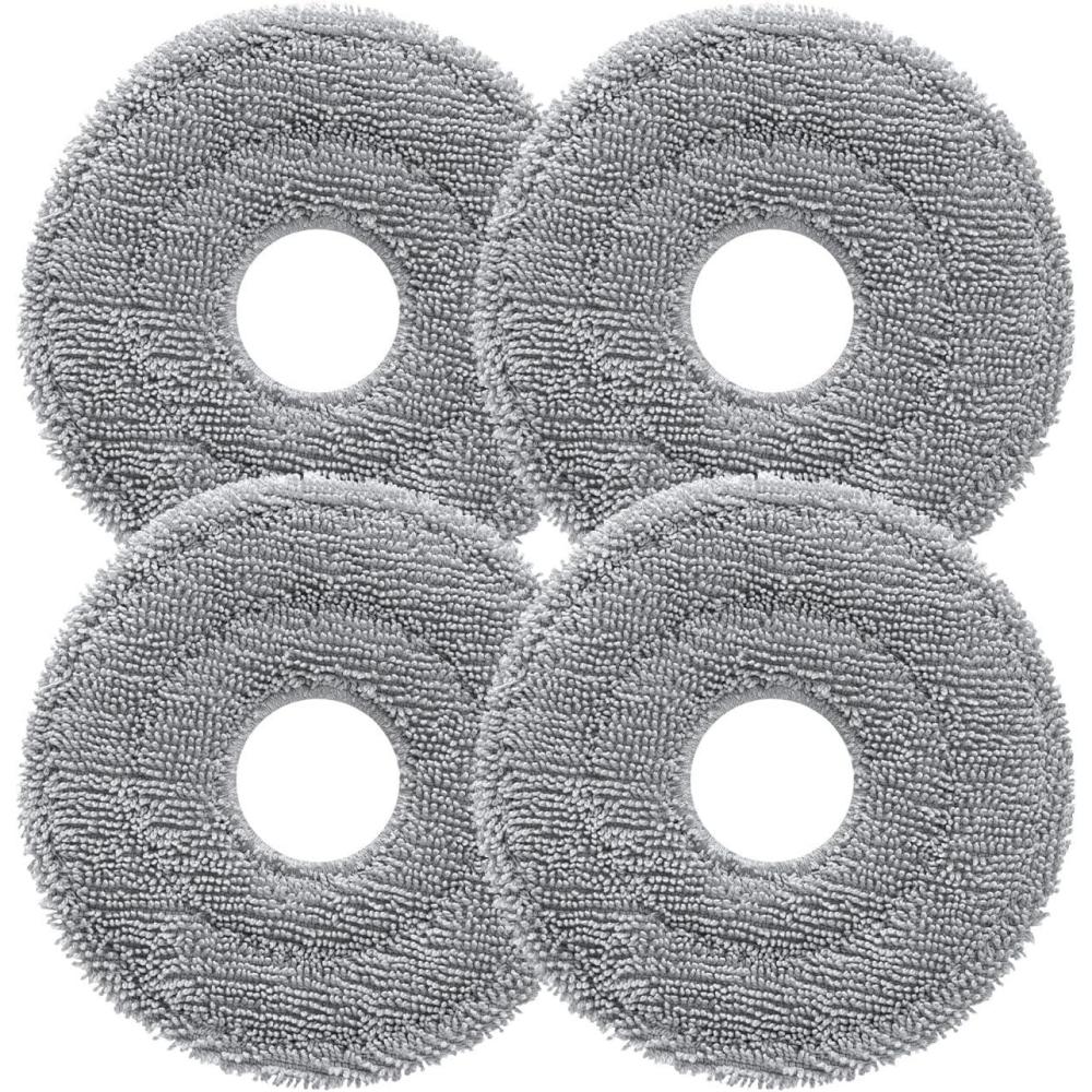image:imageroborock 2 Pack Microfiber Mop Cloths for Saros 10 Robot Vacuum Cleaner Mop Pad Replacement AccessoriesMop Cloth4