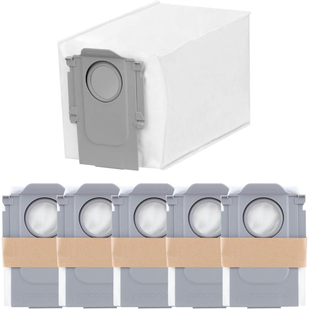 image:imageroborock 6 Packs Disposable Dust Bags for QV35A Saros10series QrevoEdgeS5A QrevoCurv2Flow QrevoCurv CurvX S5X QrevoSlim S8MaxVUltra S8MaxUltra QrevoMaxVQrevoEdge QRevo series Robot Vacuum1Dust Bag