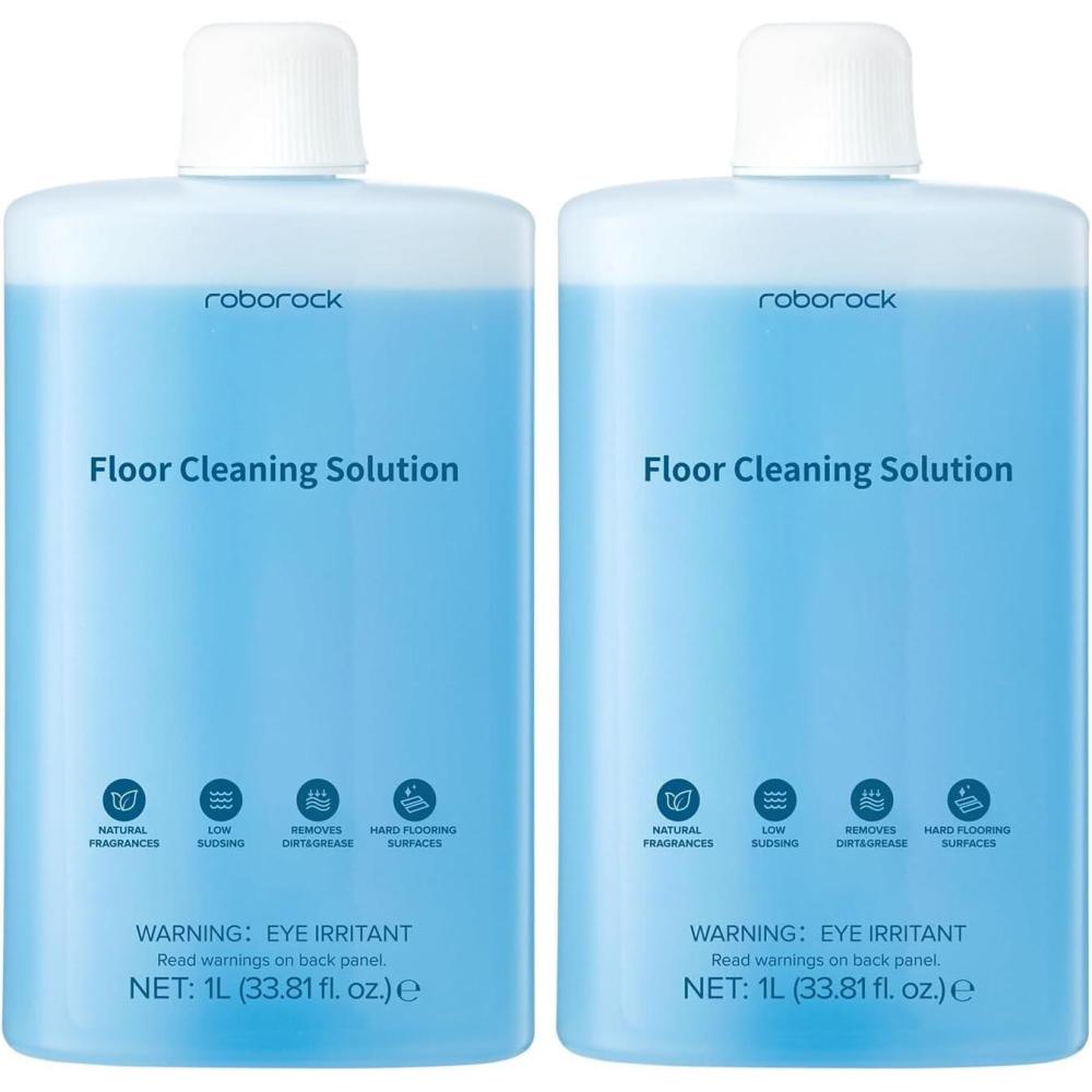 image:imageroborock Floor Cleaning Solution Floor Cleaner for Hardwood Compatible Robot Vacuums with Mopping and Wet and Dry Vacuum 1L 338 Fl OZ338 Fl OZ Pack of 2
