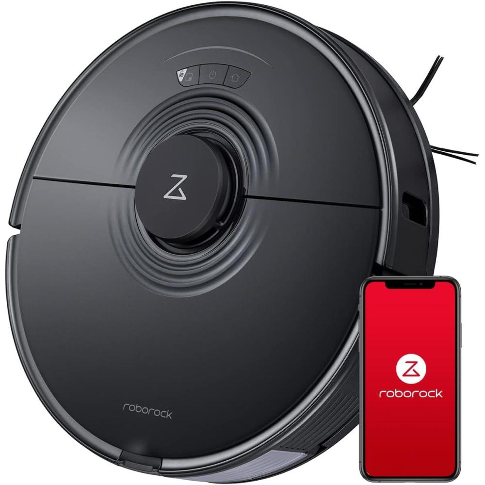 image:imageroborock Q10 S5 Robot Vacuum and Mop 10000Pa Suction Upgraded from Q8 max 70 Days SelfEmptying Obstacle Avoidance Sonic Mopping Dual AntiTangle Design Auto Mop Lifting Ideal for Pet HairS7