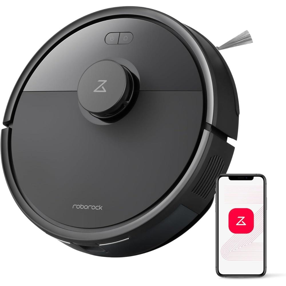 image:imageroborock Q7 L5 Robot Vacuum and Mop Combo 8000Pa Suction Upgraded from Q5 Pro Dual AntiTangle System LiDAR Navigation MultiLevel Mapping SelfCharging Robotic Vacuum Cleaner BlackQ7 L5 Black
