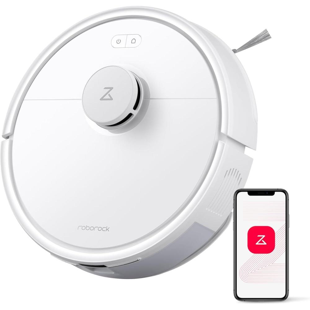 image:imageroborock Q7 L5 Robot Vacuum and Mop Combo 8000Pa Suction Upgraded from Q5 Pro Dual AntiTangle System LiDAR Navigation MultiLevel Mapping SelfCharging Robotic Vacuum Cleaner BlackQ7 L5 White