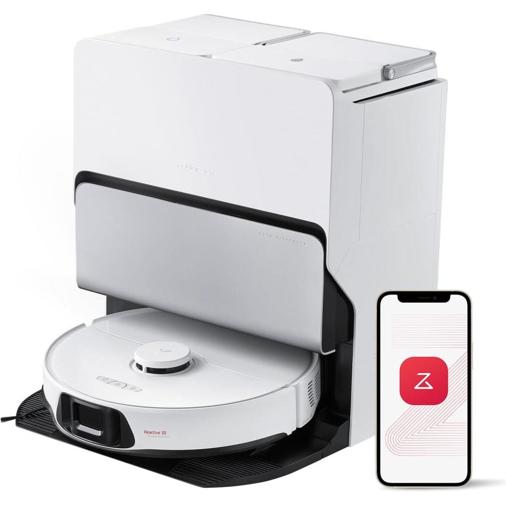 image:imageroborock S8 Max Ultra with Auto Water Refilling and Drainage System Robot Vacuum and Mop FlexiArm Design Smart Dirt Detection SelfEmptying 8000Pa Suction for Various Floors Pet Hair WhiteS8 Max Ultra White