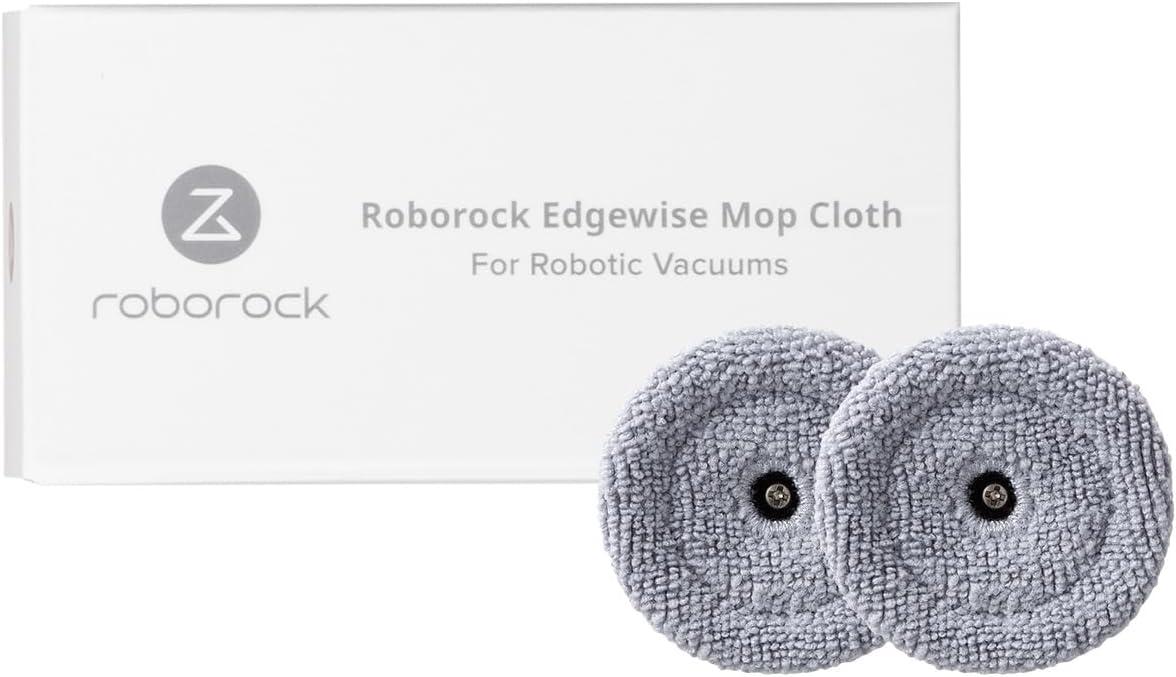 image:imageroborock 2 Pack Microfiber Mop Cloths and 2 Pack Edge Mop Cloths for Saros 10 Robot Vacuum Cleaner Mop Pad Replacement AccessoriesMop Cloth6
