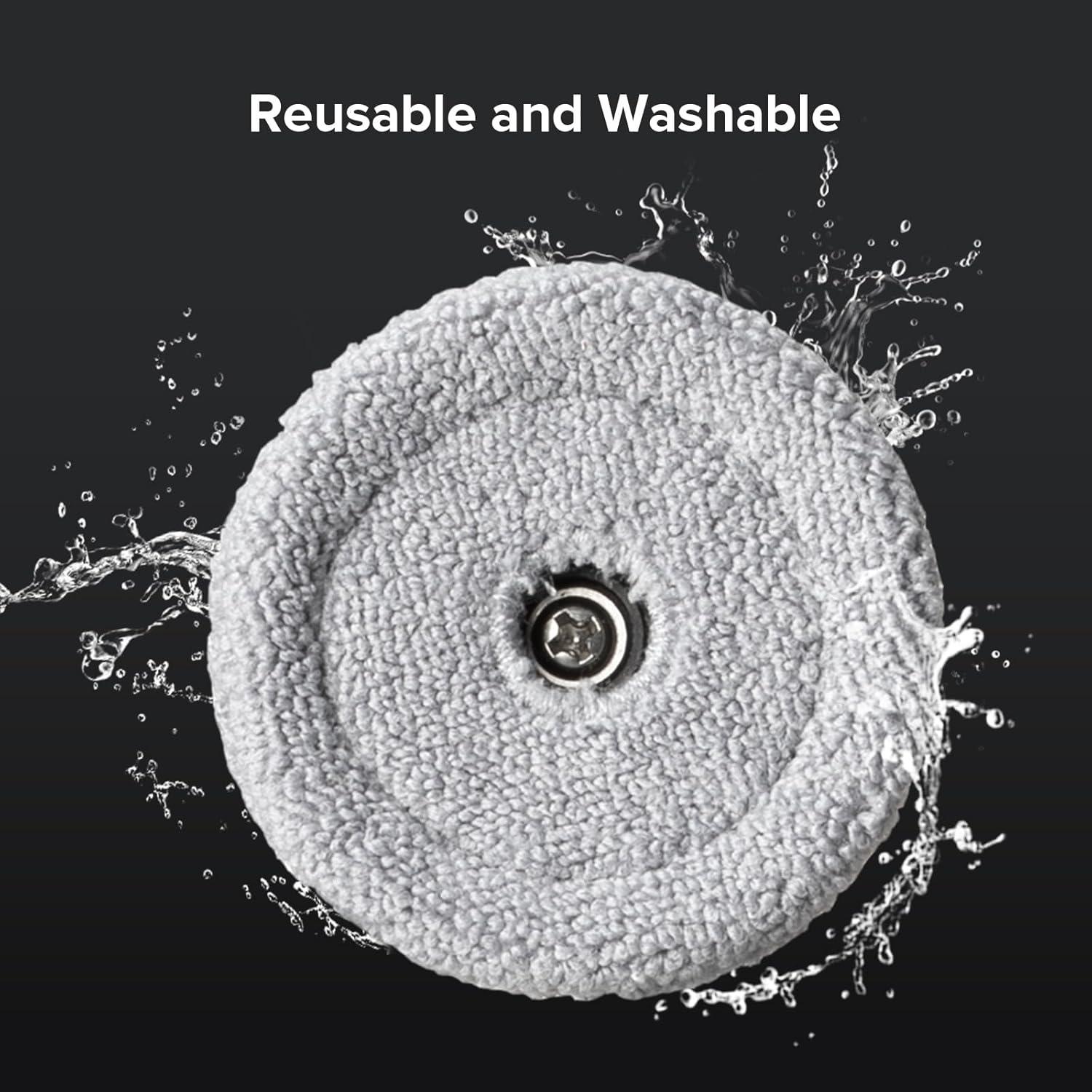 image:imageroborock 2 Pack Microfiber Mop Cloths for Saros 10 Robot Vacuum Cleaner Mop Pad Replacement AccessoriesMop Cloth3