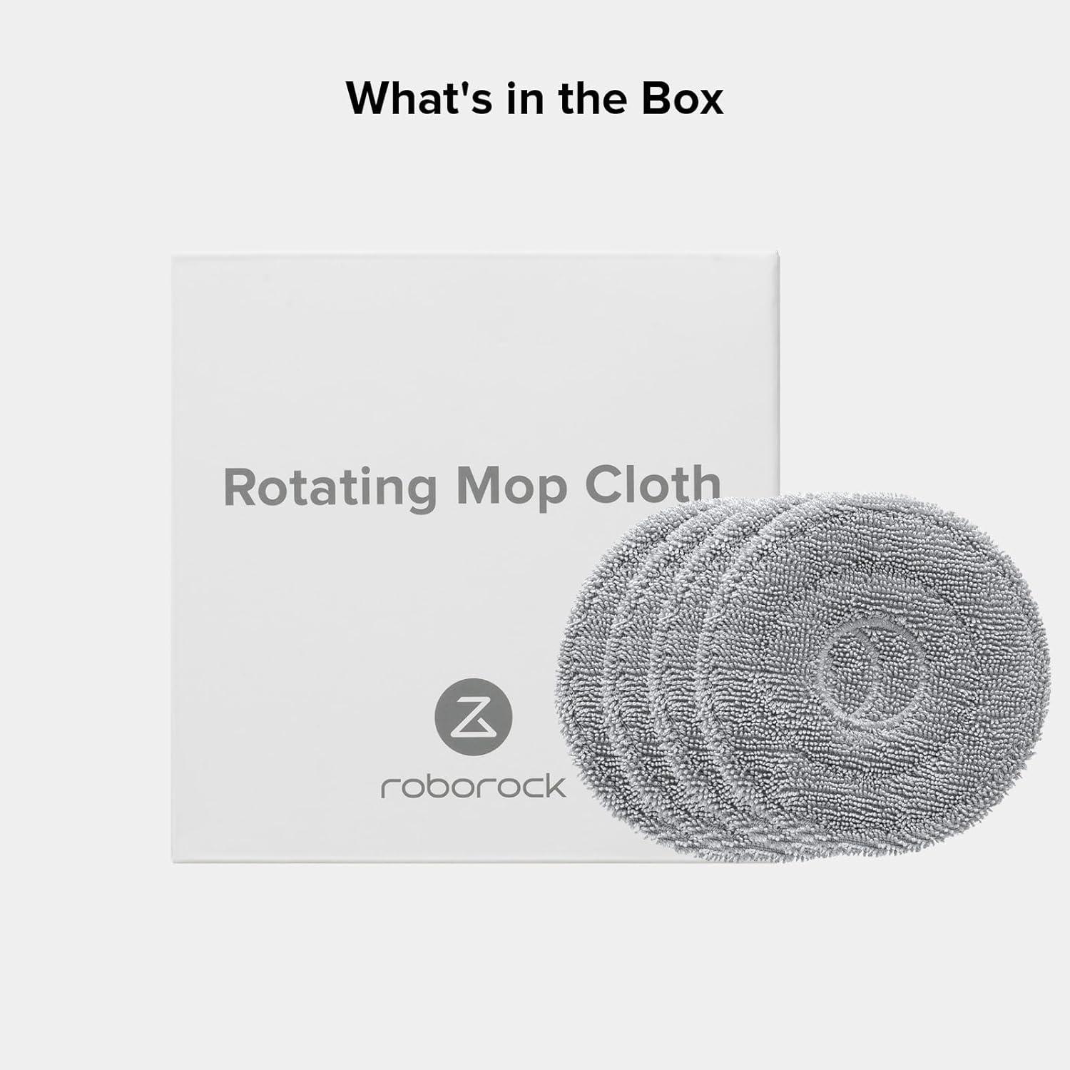 image:imageroborock 2 Pack Microfiber Mop Cloths for Saros 10 Robot Vacuum Cleaner Mop Pad Replacement AccessoriesMop Cloth4