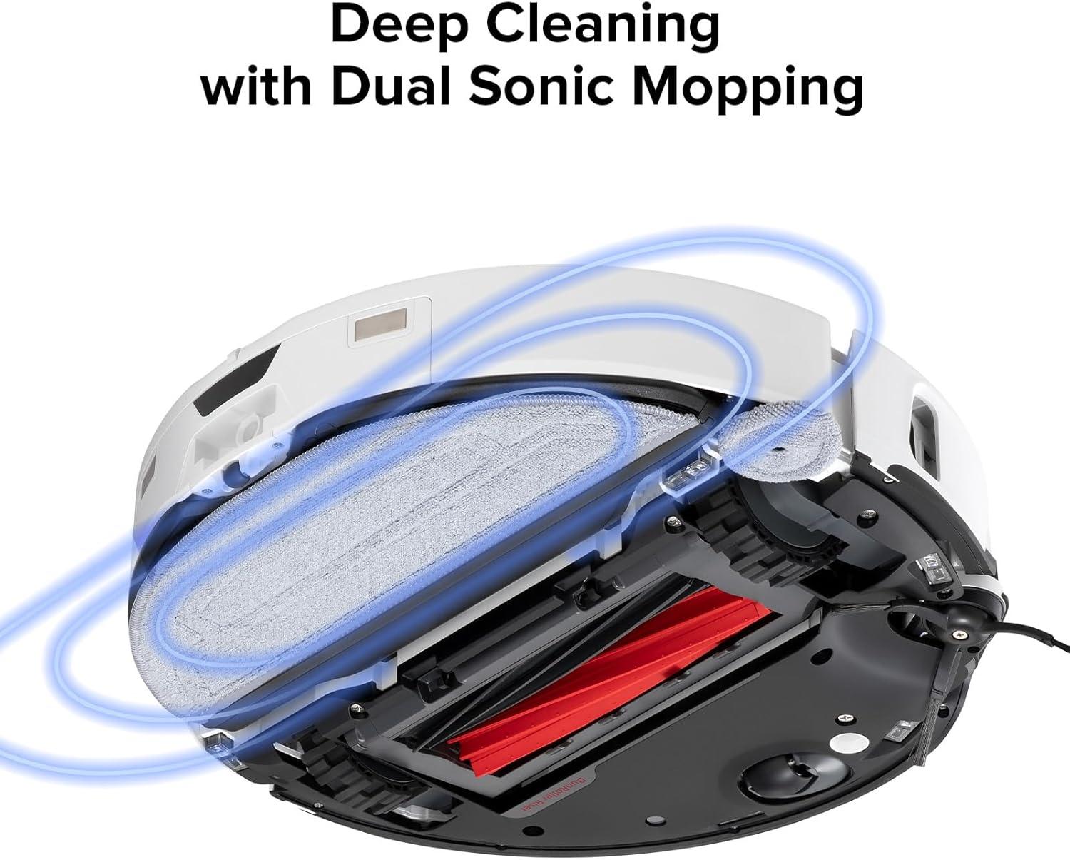 image:imageroborock 2 Pack Microfiber Mop Cloths for Saros 10 Robot Vacuum Cleaner Mop Pad Replacement AccessoriesMop Cloth5