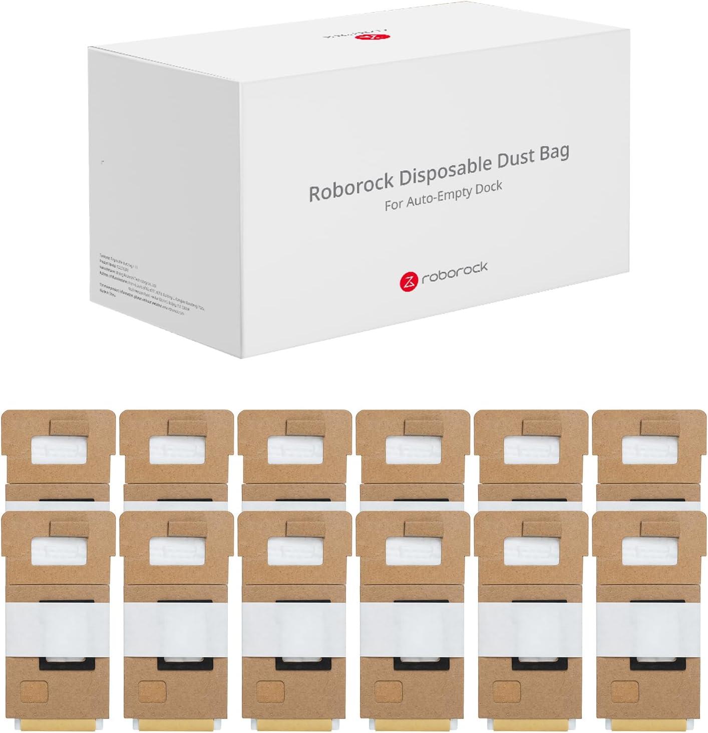 image:imageroborock 6 Packs Disposable Dust Bags for QV35A Saros10series QrevoEdgeS5A QrevoCurv2Flow QrevoCurv CurvX S5X QrevoSlim S8MaxVUltra S8MaxUltra QrevoMaxVQrevoEdge QRevo series Robot Vacuum3Dust Bag