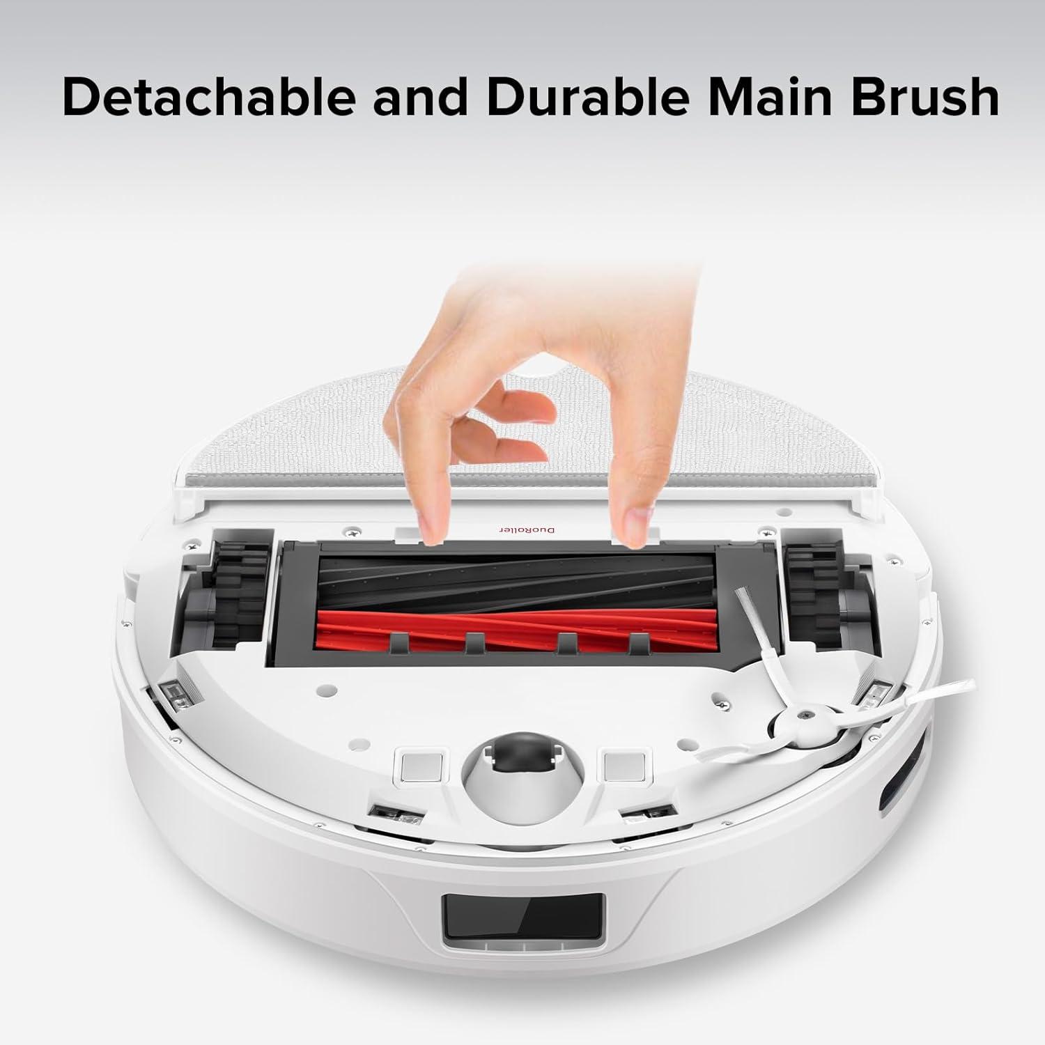 image:imageroborock Dual Main Brush Replacement for S8 MaxV Ultra S8 Max Ultra Robot Vacuum Cleaner Two Roller Brushes Included Roller Brush Accessories KitMain Brush3