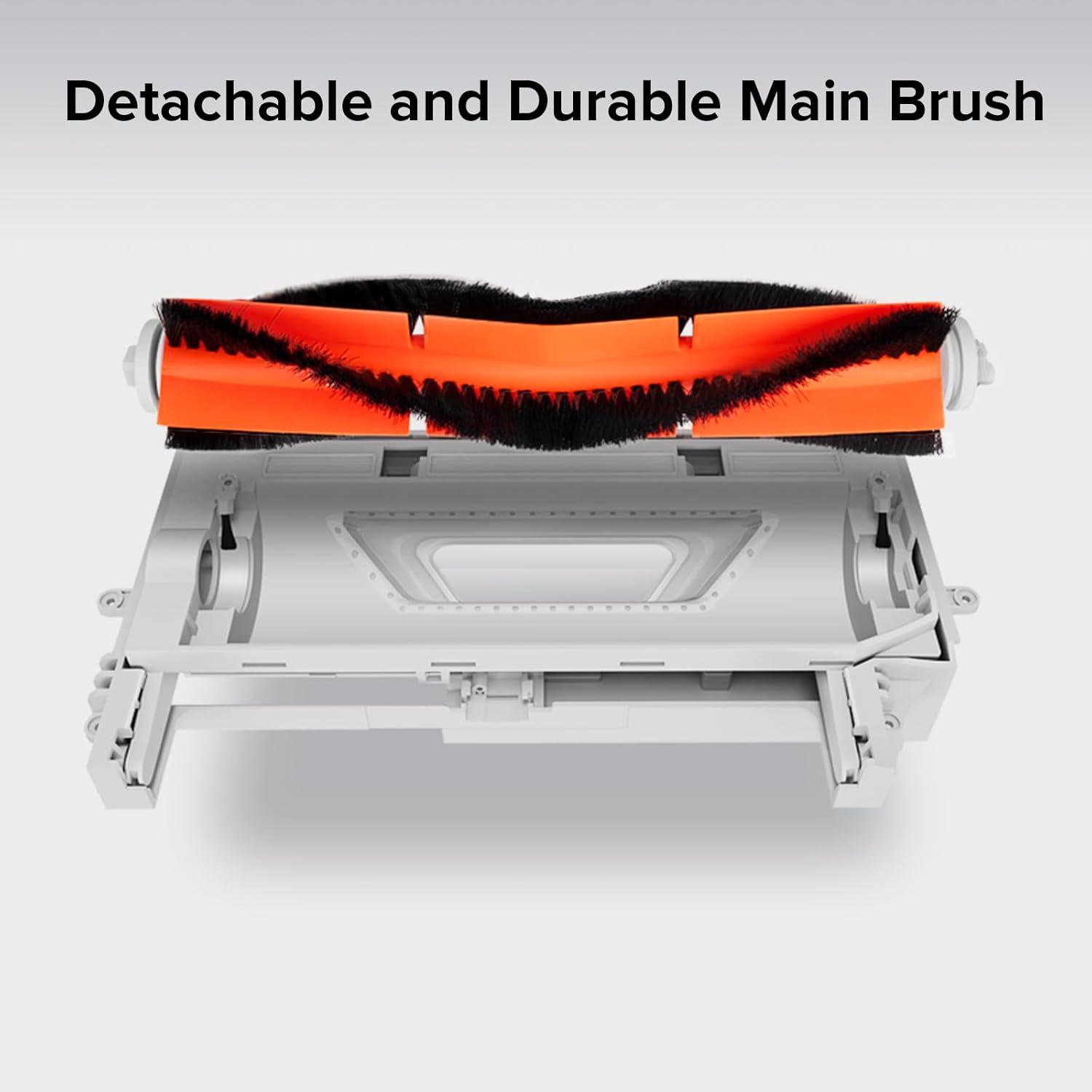 image:imageroborock Dual Main Brush Replacement for S8 MaxV Ultra S8 Max Ultra Robot Vacuum Cleaner Two Roller Brushes Included Roller Brush Accessories KitMain Brush4