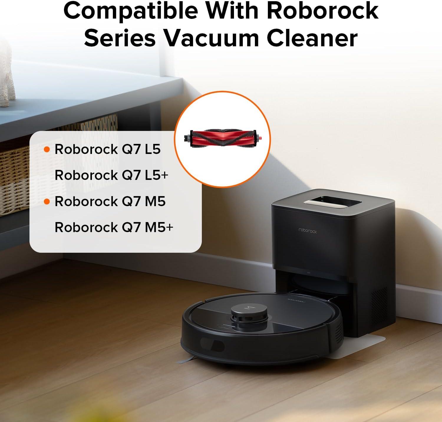 image:imageroborock Dual Main Brush Replacement for S8 MaxV Ultra S8 Max Ultra Robot Vacuum Cleaner Two Roller Brushes Included Roller Brush Accessories KitMain Brush8