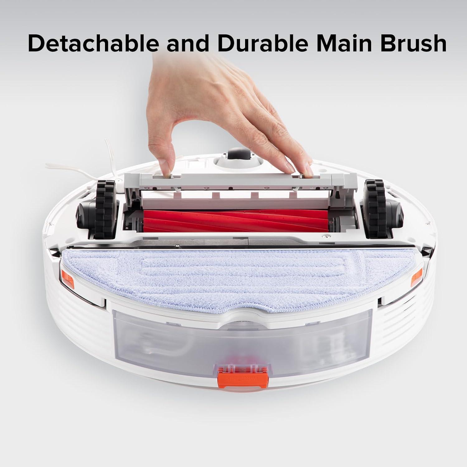 image:imageroborock Dual Main Brush Replacement for S8 MaxV Ultra S8 Max Ultra Robot Vacuum Cleaner Two Roller Brushes Included Roller Brush Accessories KitMain Brush1