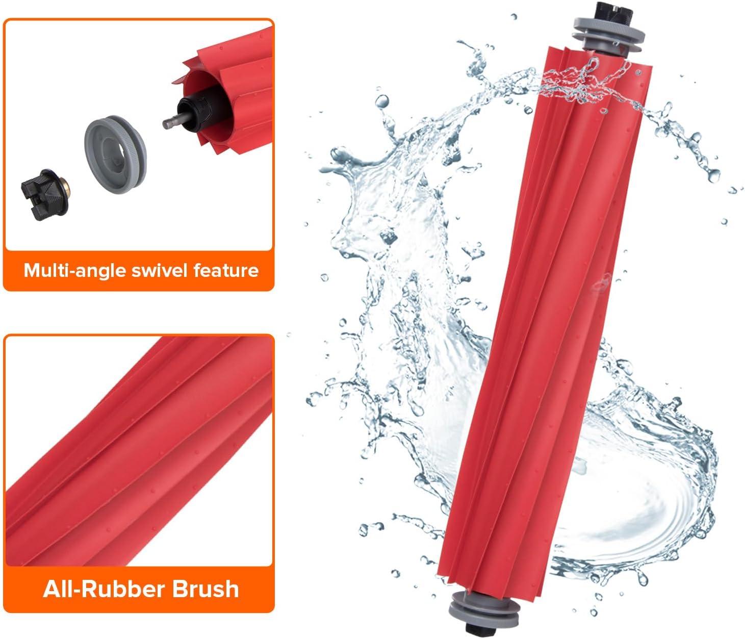image:imageroborock Dual Main Brush Replacement for S8 MaxV Ultra S8 Max Ultra Robot Vacuum Cleaner Two Roller Brushes Included Roller Brush Accessories KitMain Brush1