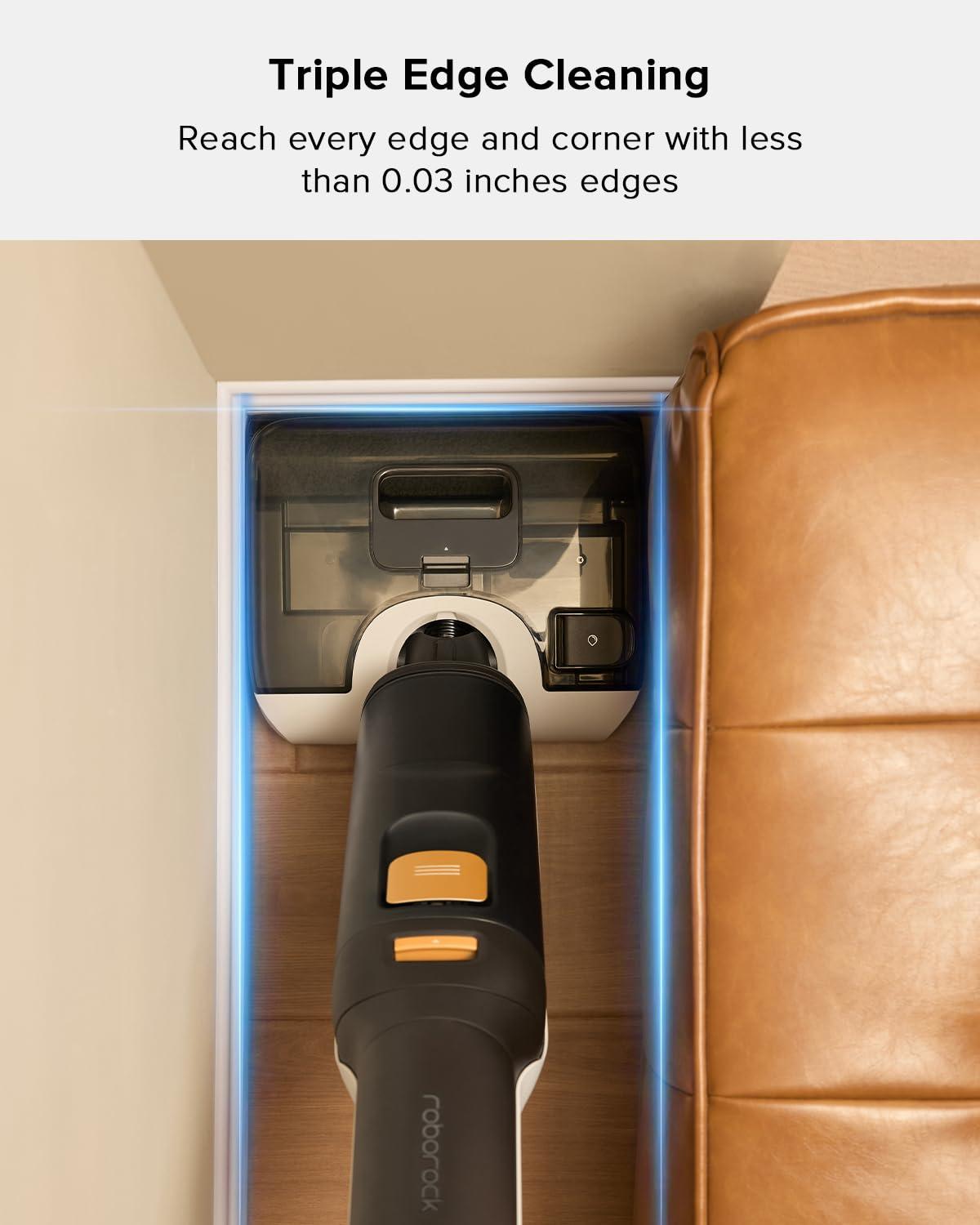 image:imageroborock F25 BX Wet Dry Vacuum Cleaner Cordless Vacuum Mop All in One with 20000Pa 194F Hot Air Flash Drying amp Self Cleaning ZeroTangle Wet Mop Cleaner for Hard Floor 180 Lie FlatF25 Bx