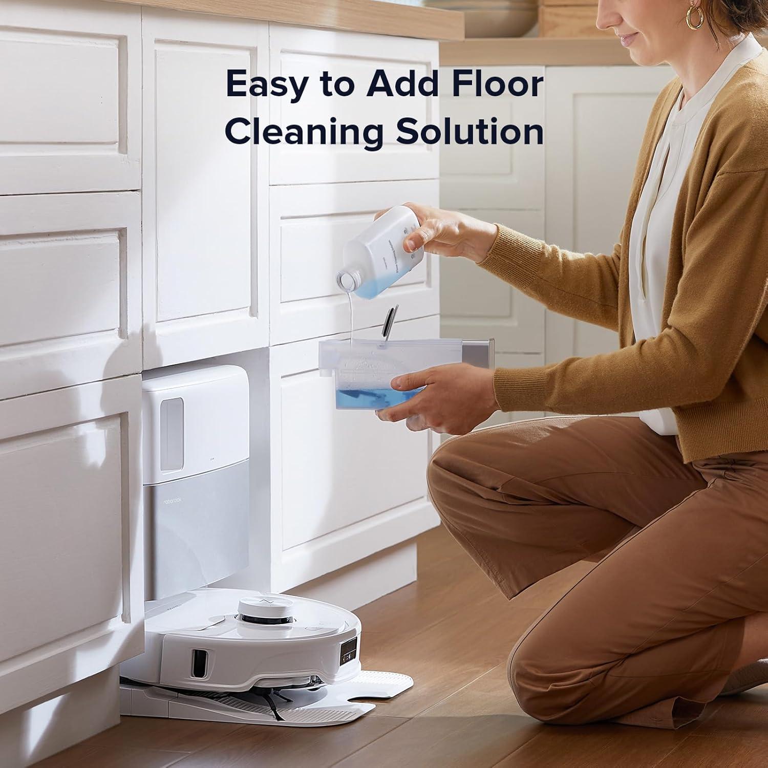 image:imageroborock Floor Cleaning Solution Floor Cleaner for Hardwood Compatible Robot Vacuums with Mopping and Wet and Dry Vacuum 1L 338 Fl OZ338 Fl OZ Pack of 2