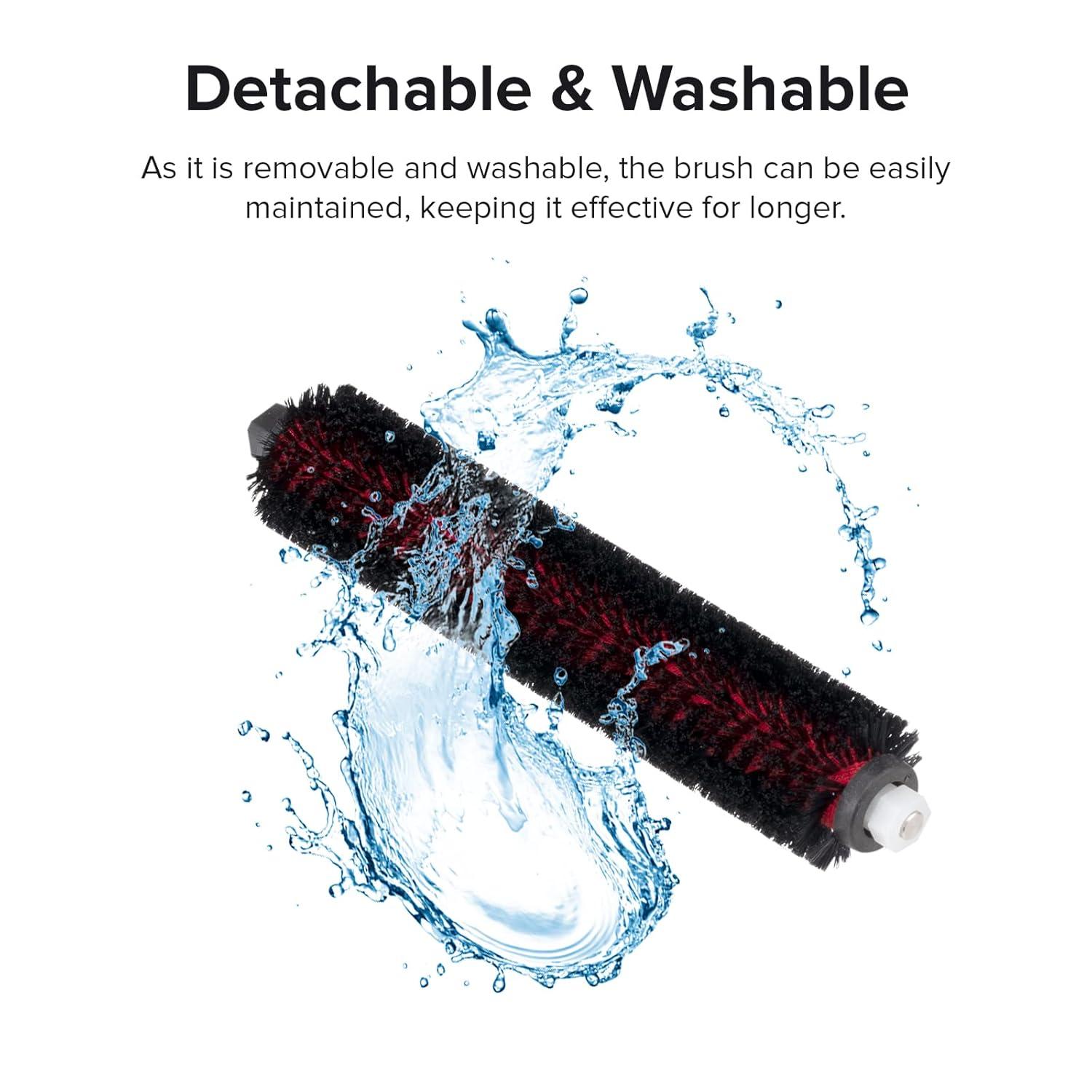 image:imageroborock HighSpeed Cleaning Brush for Saros 10S8 MaxV UltraS8 Max UltraS8 Pro UltraS7 Max UltraS7 MaxV Ultra for Mop Washing and Dock SelfCleaning 2pcs Included Robot Vacuum Accessories