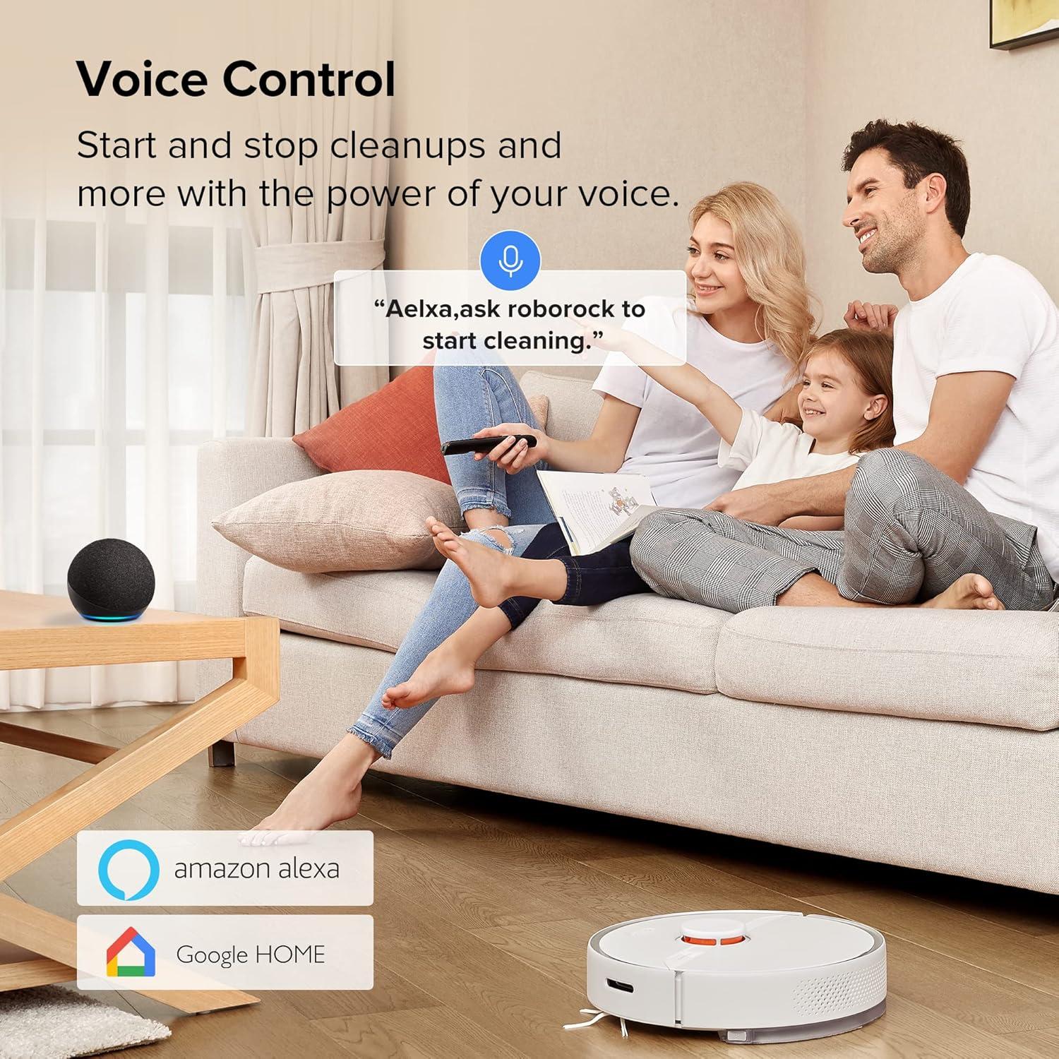 image:imageroborock Q10 S5 Robot Vacuum and Mop 10000Pa Suction Upgraded from Q8 max 70 Days SelfEmptying Obstacle Avoidance Sonic Mopping Dual AntiTangle Design Auto Mop Lifting Ideal for Pet HairS6 Pure White