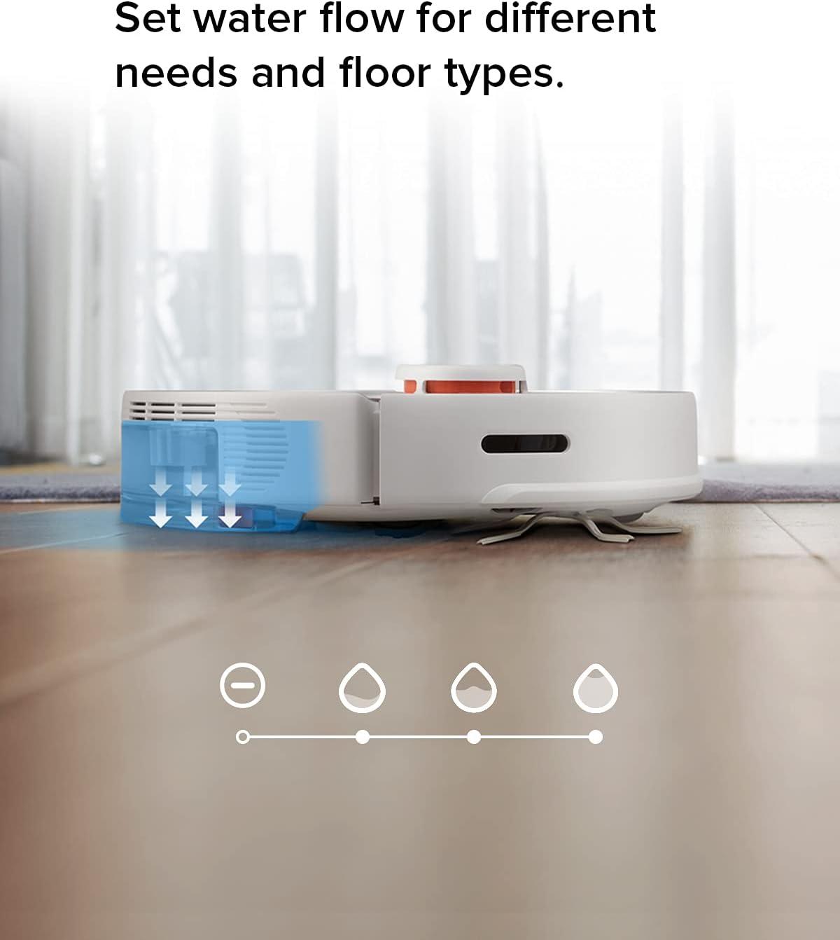 image:imageroborock Q10 S5 Robot Vacuum and Mop 10000Pa Suction Upgraded from Q8 max 70 Days SelfEmptying Obstacle Avoidance Sonic Mopping Dual AntiTangle Design Auto Mop Lifting Ideal for Pet HairS5 Max