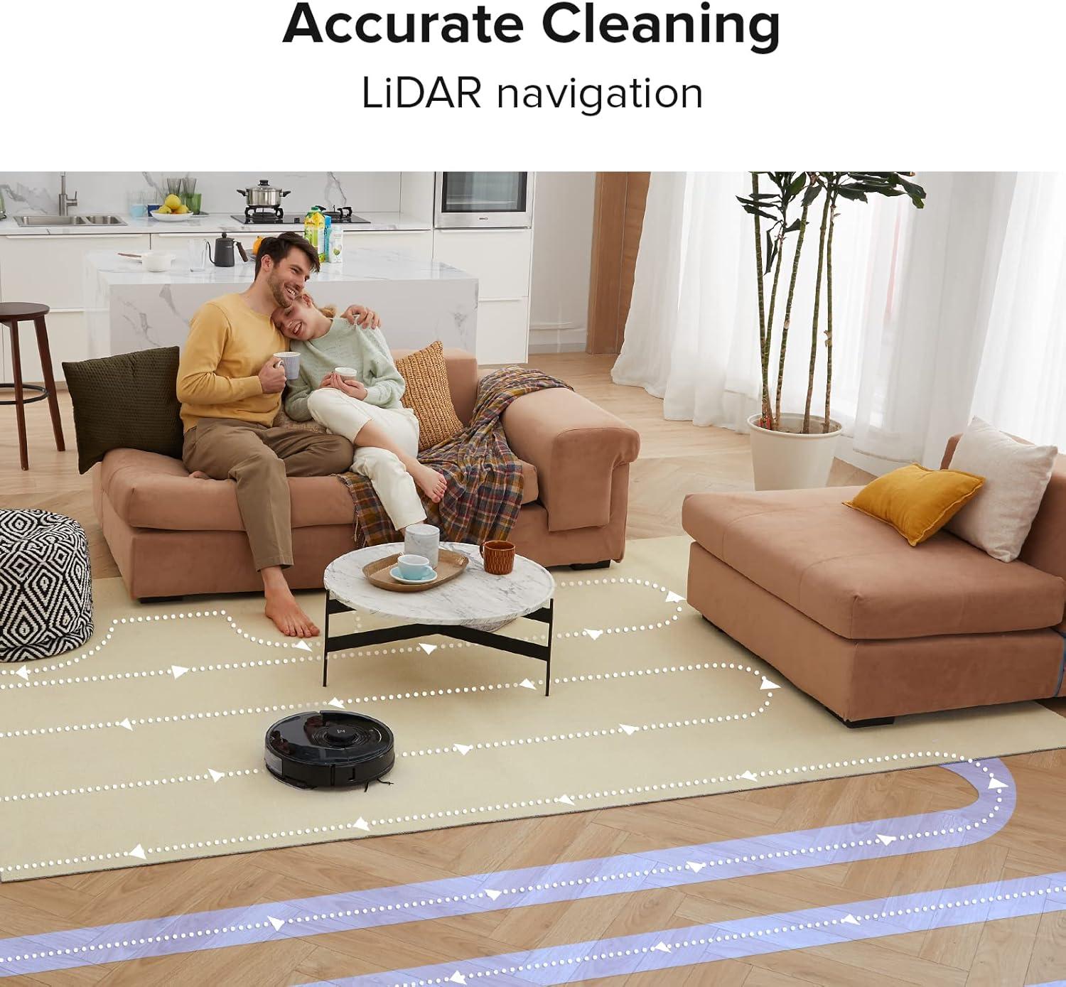 image:imageroborock Q10 S5 Robot Vacuum and Mop 10000Pa Suction Upgraded from Q8 max 70 Days SelfEmptying Obstacle Avoidance Sonic Mopping Dual AntiTangle Design Auto Mop Lifting Ideal for Pet HairS7