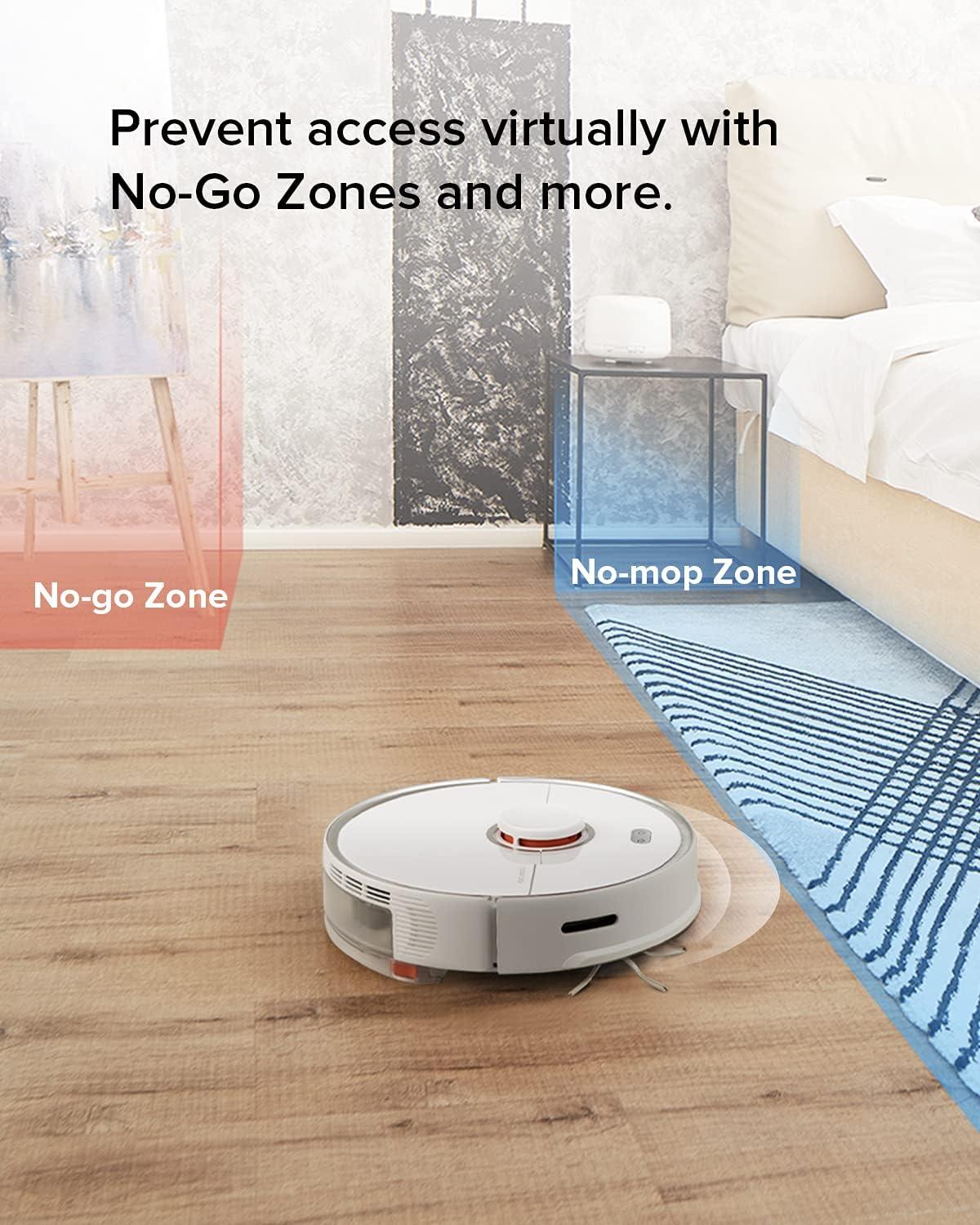 image:imageroborock Q10 S5 Robot Vacuum and Mop 10000Pa Suction Upgraded from Q8 max 70 Days SelfEmptying Obstacle Avoidance Sonic Mopping Dual AntiTangle Design Auto Mop Lifting Ideal for Pet HairS5 Max