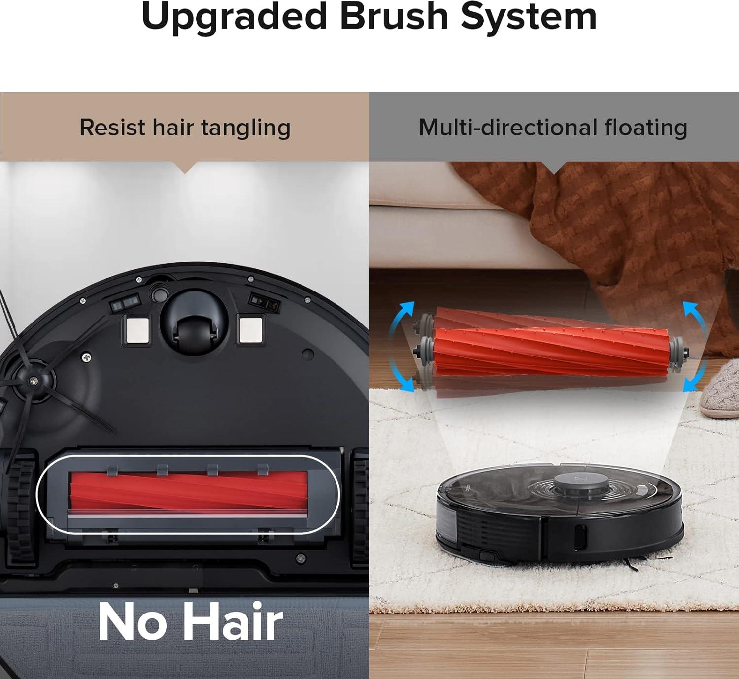 image:imageroborock Q10 S5 Robot Vacuum and Mop 10000Pa Suction Upgraded from Q8 max 70 Days SelfEmptying Obstacle Avoidance Sonic Mopping Dual AntiTangle Design Auto Mop Lifting Ideal for Pet HairS7