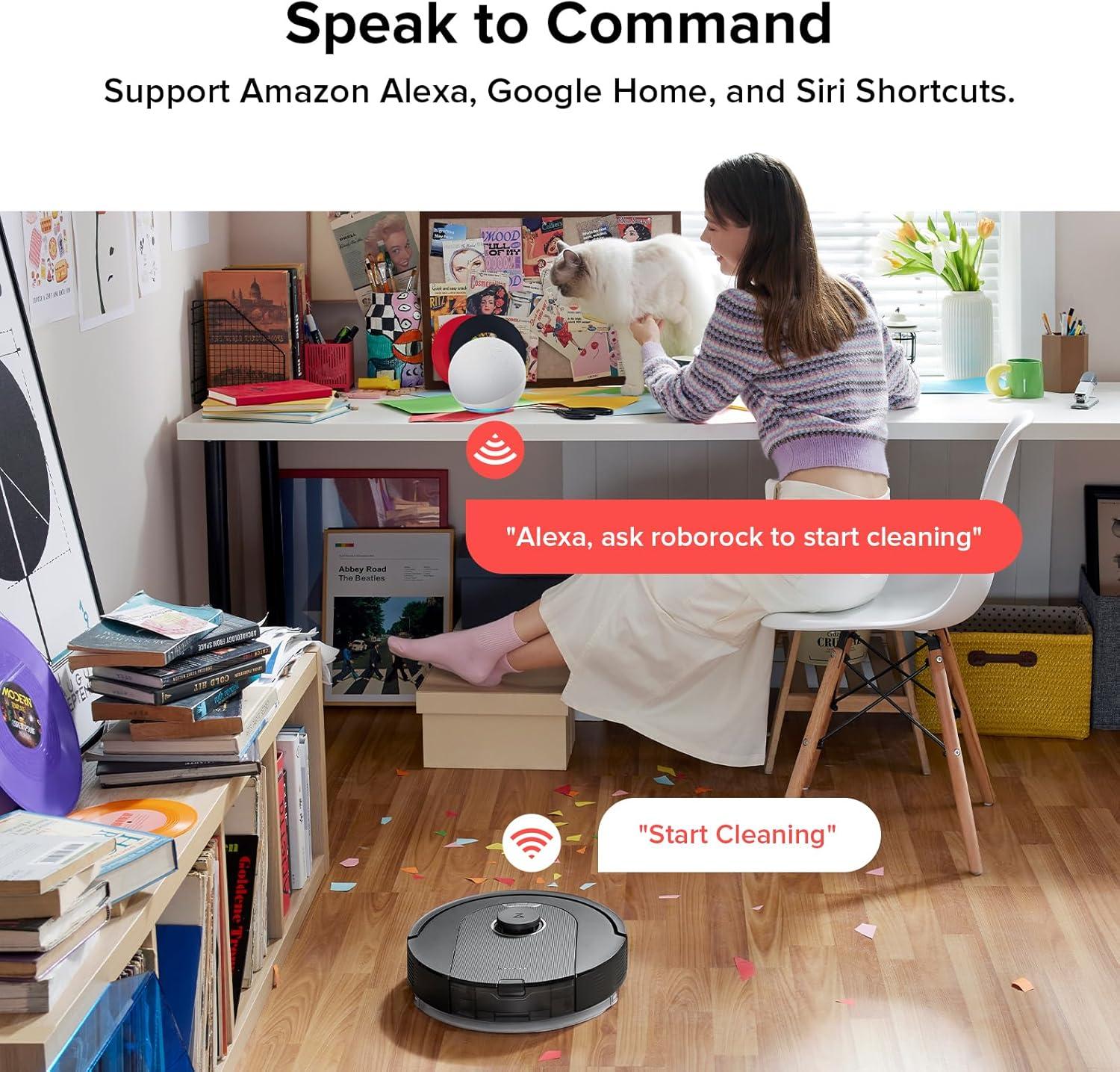 image:imageroborock Q10 X5 Robot Vacuum and Mop Combo 10000 Pa HyperForce Dual AntiTangle System Auto Mop Lifting JawScrapers Brush amp HighIntensity Mop Reactive Tech Obstacle Avoidance PreciSense LiDARQ5 Pro Black