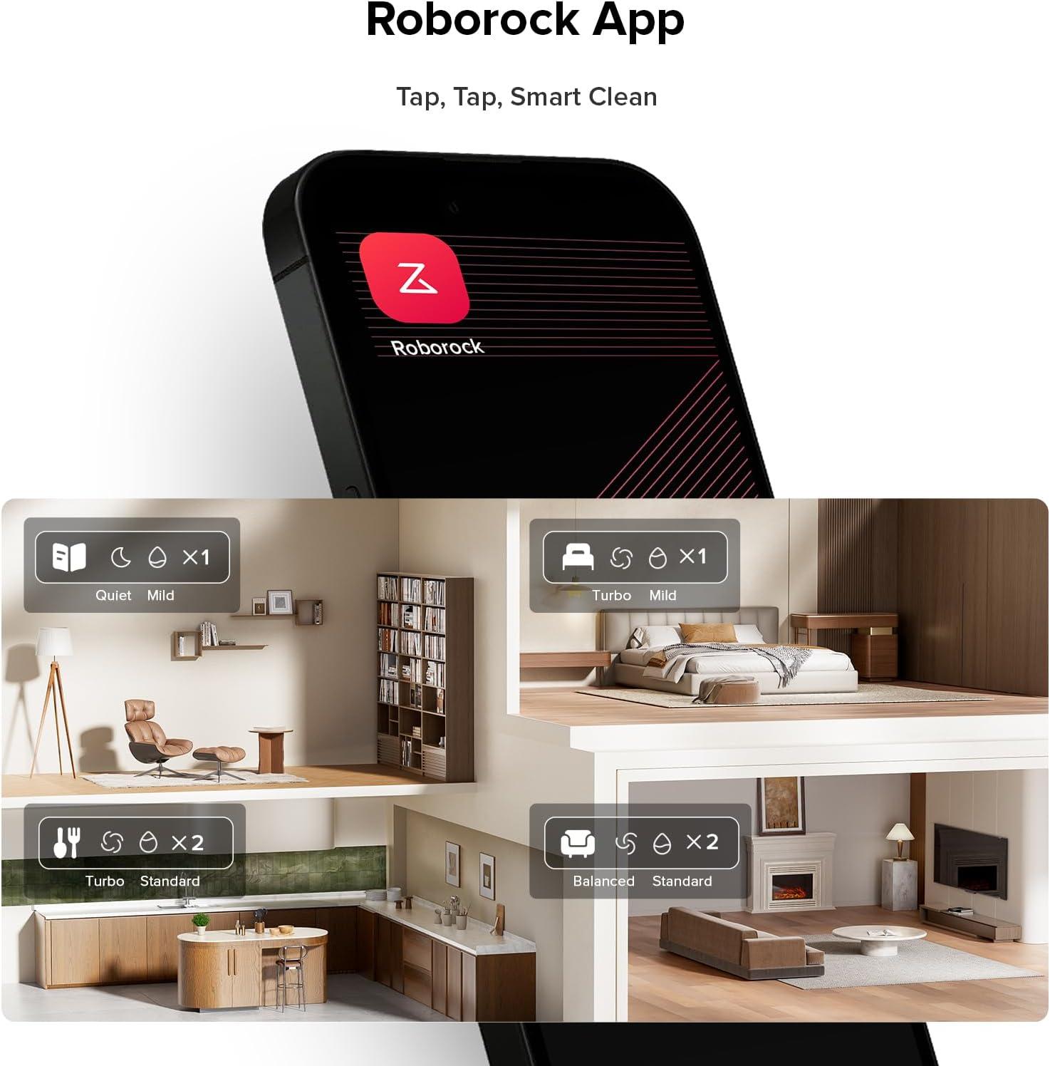 image:imageroborock Q10 X5 Robot Vacuum and Mop Combo 10000 Pa HyperForce Dual AntiTangle System Auto Mop Lifting JawScrapers Brush amp HighIntensity Mop Reactive Tech Obstacle Avoidance PreciSense LiDARQ10 X5 Black