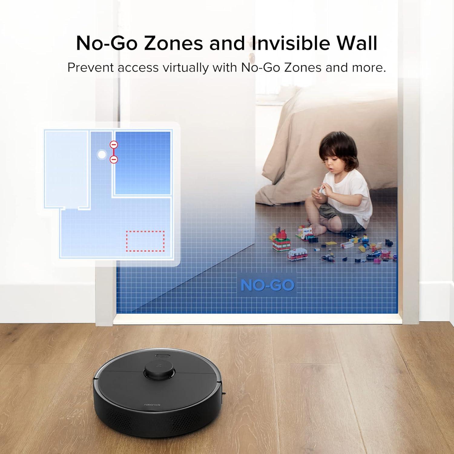 image:imageroborock Q7 L5 Robot Vacuum and Mop Combo 8000Pa Suction Upgraded from Q5 Pro Dual AntiTangle System LiDAR Navigation MultiLevel Mapping SelfCharging Robotic Vacuum Cleaner BlackS4 Max