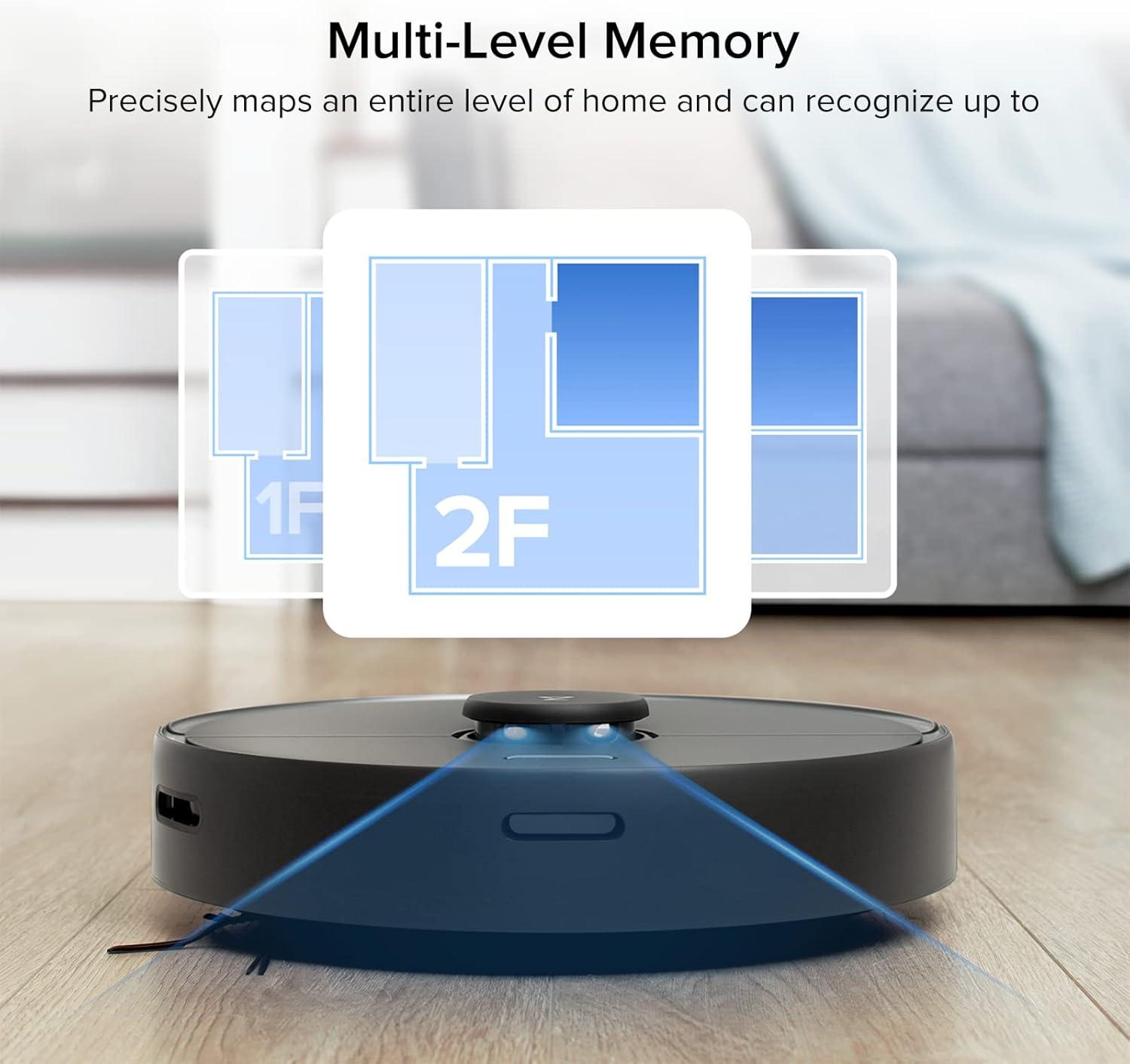 image:imageroborock Q7 L5 Robot Vacuum and Mop Combo 8000Pa Suction Upgraded from Q5 Pro Dual AntiTangle System LiDAR Navigation MultiLevel Mapping SelfCharging Robotic Vacuum Cleaner BlackS4 Max