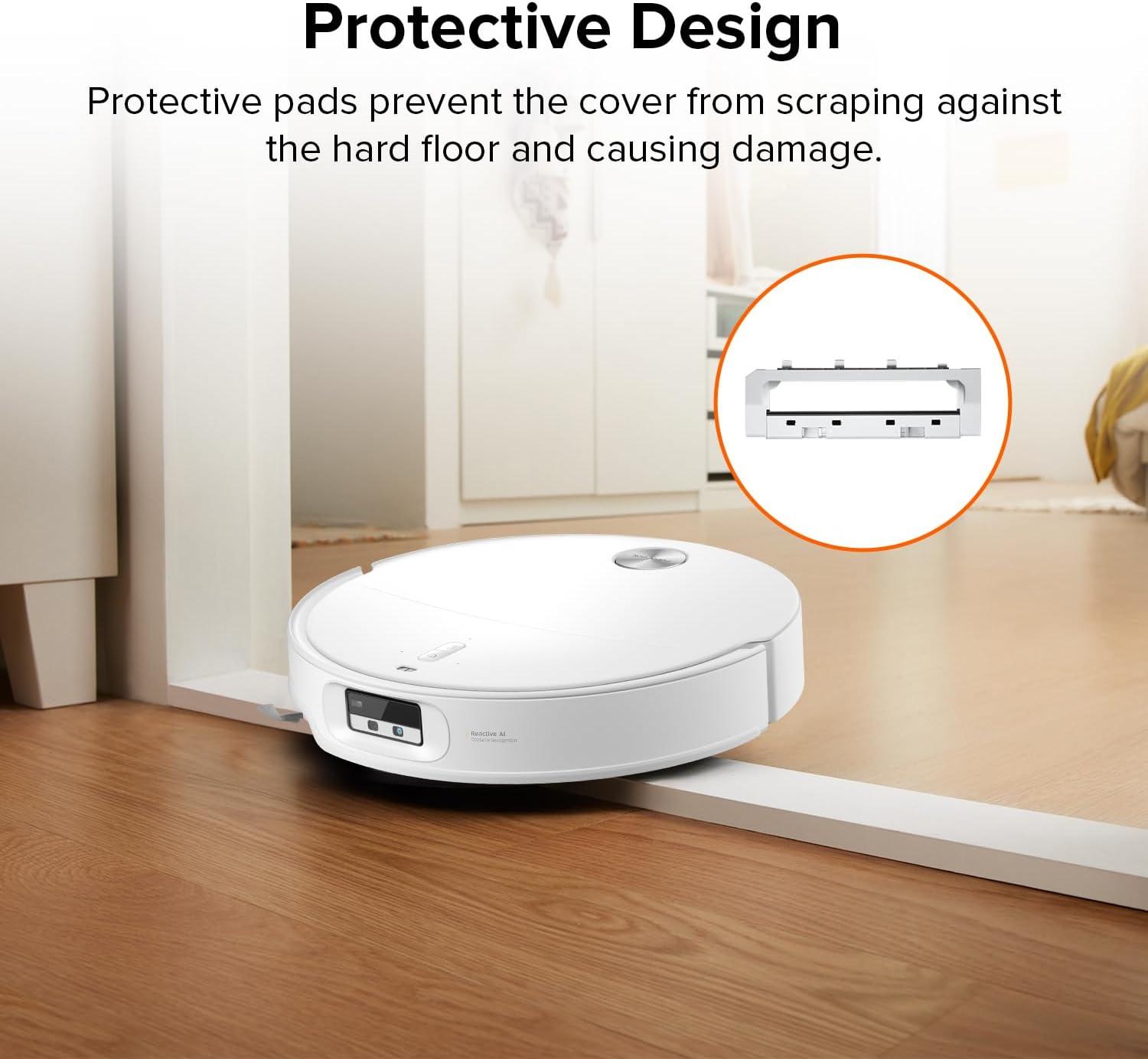 image:imageroborock Rubber Main Brush Cover Replacement Saros Z70 Robot Vacuum CleanerMain Brush Cover Type E