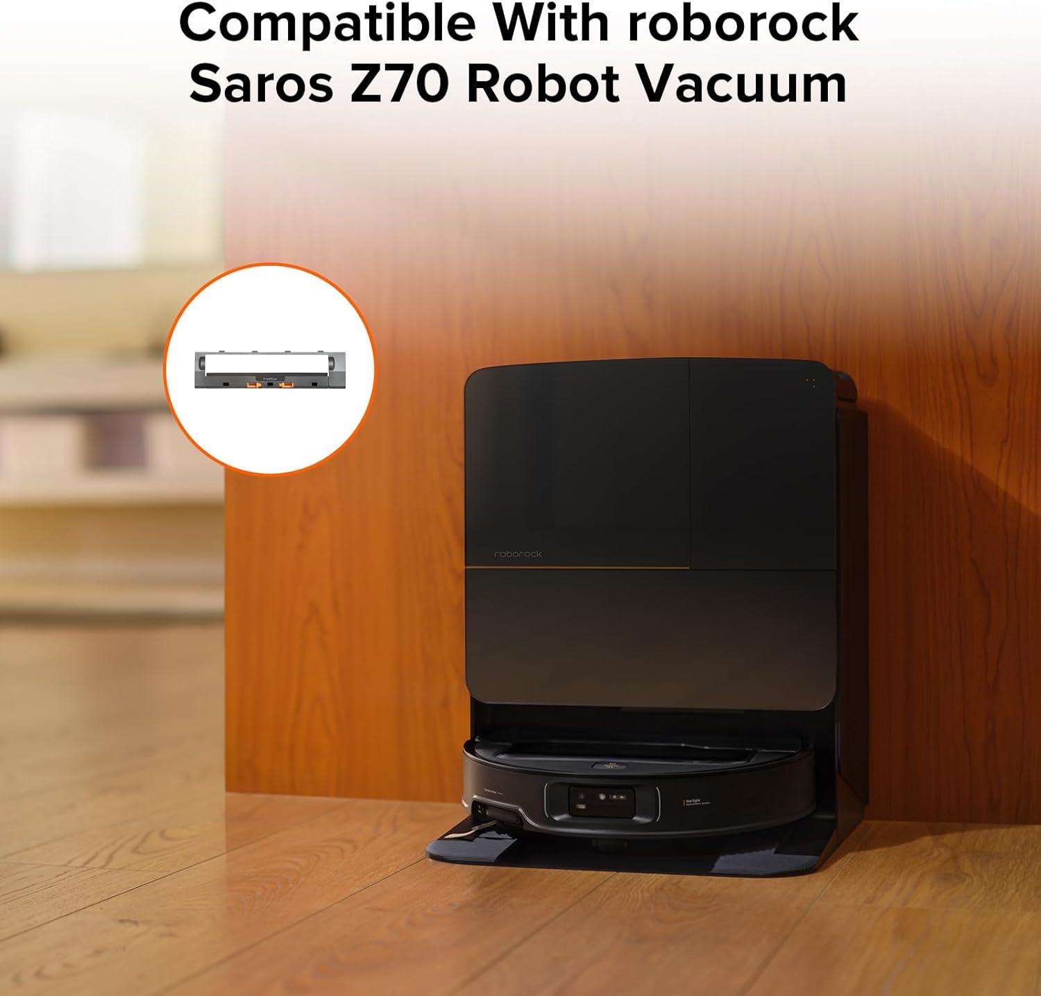 image:imageroborock Rubber Main Brush Cover Replacement Saros Z70 Robot Vacuum CleanerMain Brush Cover Type H