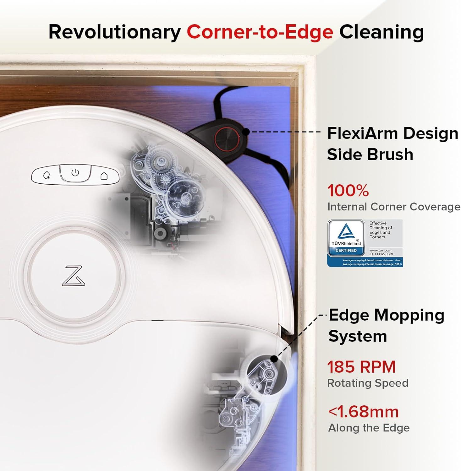 image:imageroborock S8 Max Ultra with Auto Water Refilling and Drainage System Robot Vacuum and Mop FlexiArm Design Smart Dirt Detection SelfEmptying 8000Pa Suction for Various Floors Pet Hair WhiteS8 Max Ultra White