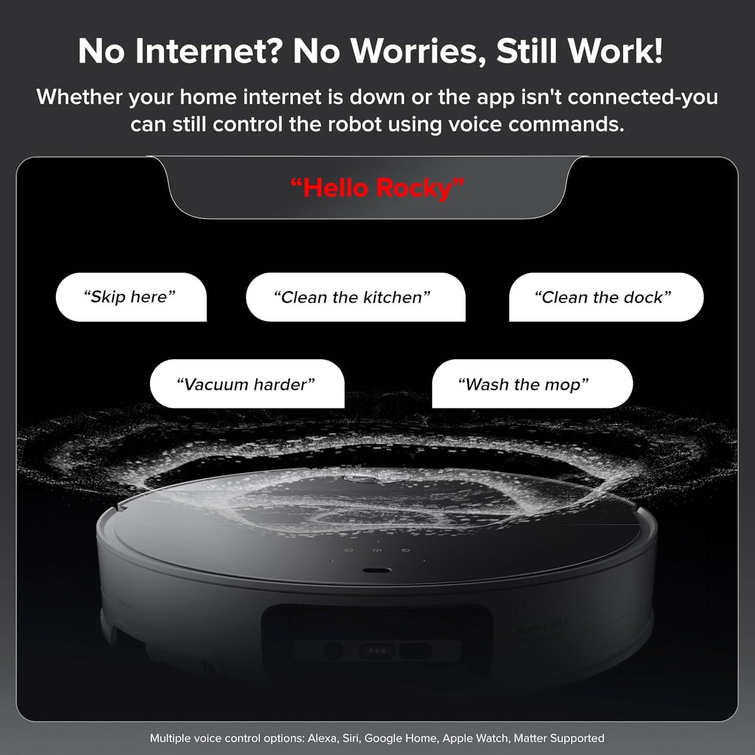 image:imageroborock Saros 10 Robot Vacuum and Mop 22000Pa Suction AI Obstacle Avoidance 314inch Ultra Thin Intelligent Dirt Detection Zero Tangling Main Brush Hot Water Mop amp Dock Self CleaningSaros 10 White