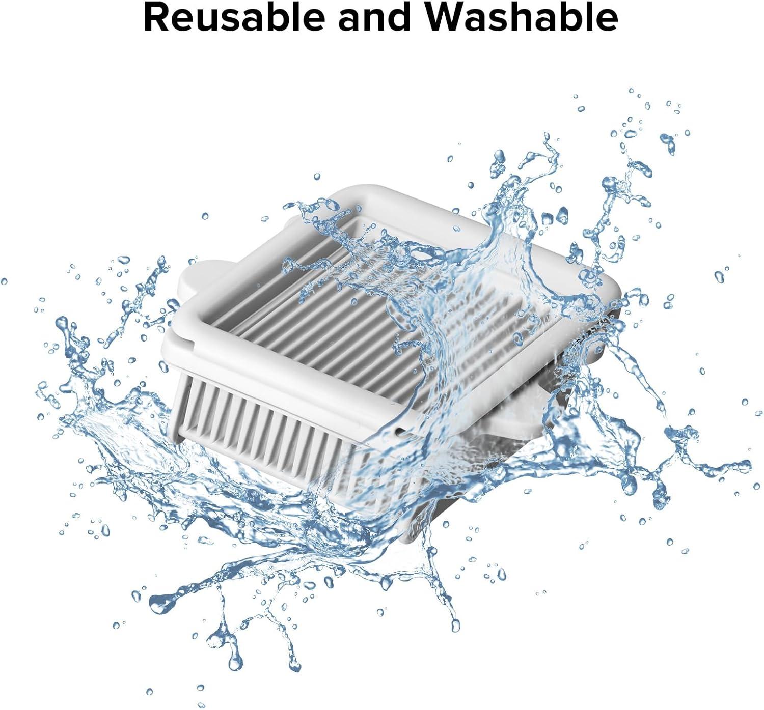 image:imageroborock Washable Filter Replacement for F25 Series Wet Dry Vacuum Cleaner Mop Vacuum Replacement Filter Parts Accessories