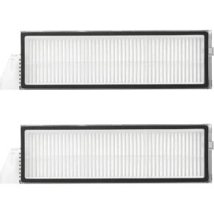 roborock 2 Pack Washable Filter for S8 MaxV Ultra, S8 Max Ultra, S8 Max(V) Ultra with Auto Water Refilling and Drainage System Robot Vacuum Cleaners, High Efficiency Filters Replacement Parts(Filter-C)