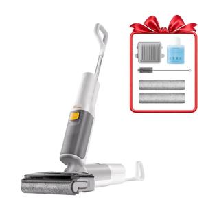 roborock F25 XT Wet Dry Vacuum Cleaner, Cordless Vacuum Mop All in One for Hard Floor, 20000Pa Hardwood Floor Cleaner with Zero Tangle, 194°F Hot Air Flash Drying Electric Mop, 180° Lie Flat, WiFi(Wet Dry Vacuum)