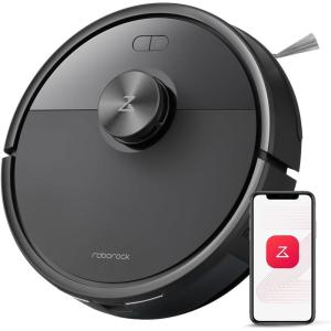 roborock Q10 S5+ Robot Vacuum and Mop, 10,000Pa Suction, Upgraded from Q8 max+, 70 Days Self-Emptying, Obstacle Avoidance, Sonic Mopping, Dual Anti-Tangle Design, Auto Mop Lifting, Ideal for Pet Hair(Q7 M5 – Black)