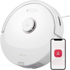 roborock Q8 Max Robot Vacuum and Mop Cleaner, DuoRoller Brush, 5500Pa Strong Suction, Lidar Navigation, Obstacle Avoidance, Multi-Level Mapping, Perfect for Pet Hair(Q8 Max (White))