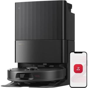 roborock Qrevo S5V Robot Vacuum and Mop, FlexiArm Edge Mopping, 12,000Pa Suction, Dual Zero-Tangle System, Smart Obstacle Avoidance, 10mm Mop Lifting, Auto Mop Washing & Warm Air Drying, White(Qrevo S5V)
