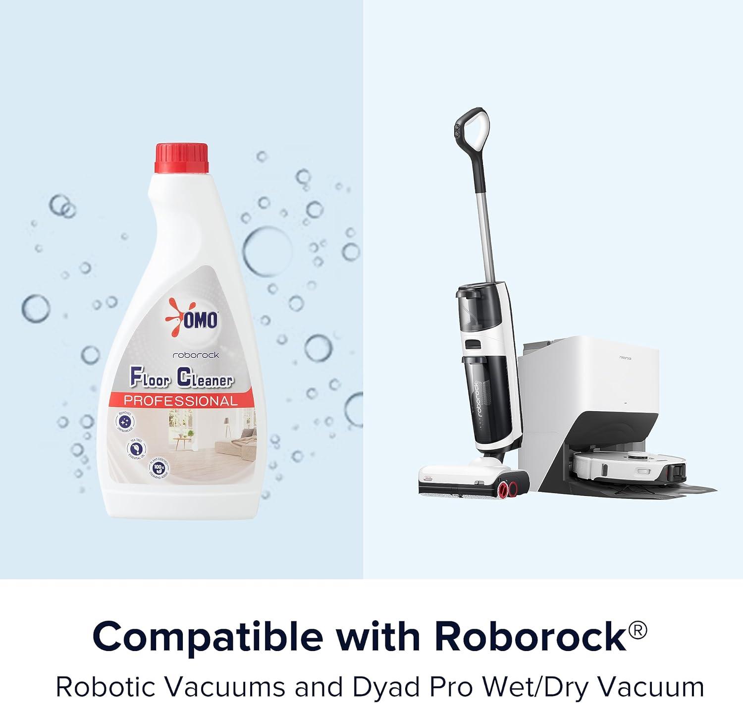 image:imageOfficial Roborock MultiSurface Floor Solution Dilution Ratio 1300 Compatible with Ultra All Roborock Robot Vacuums with Mopping and Vacuum Mop 162 oz Concentrate