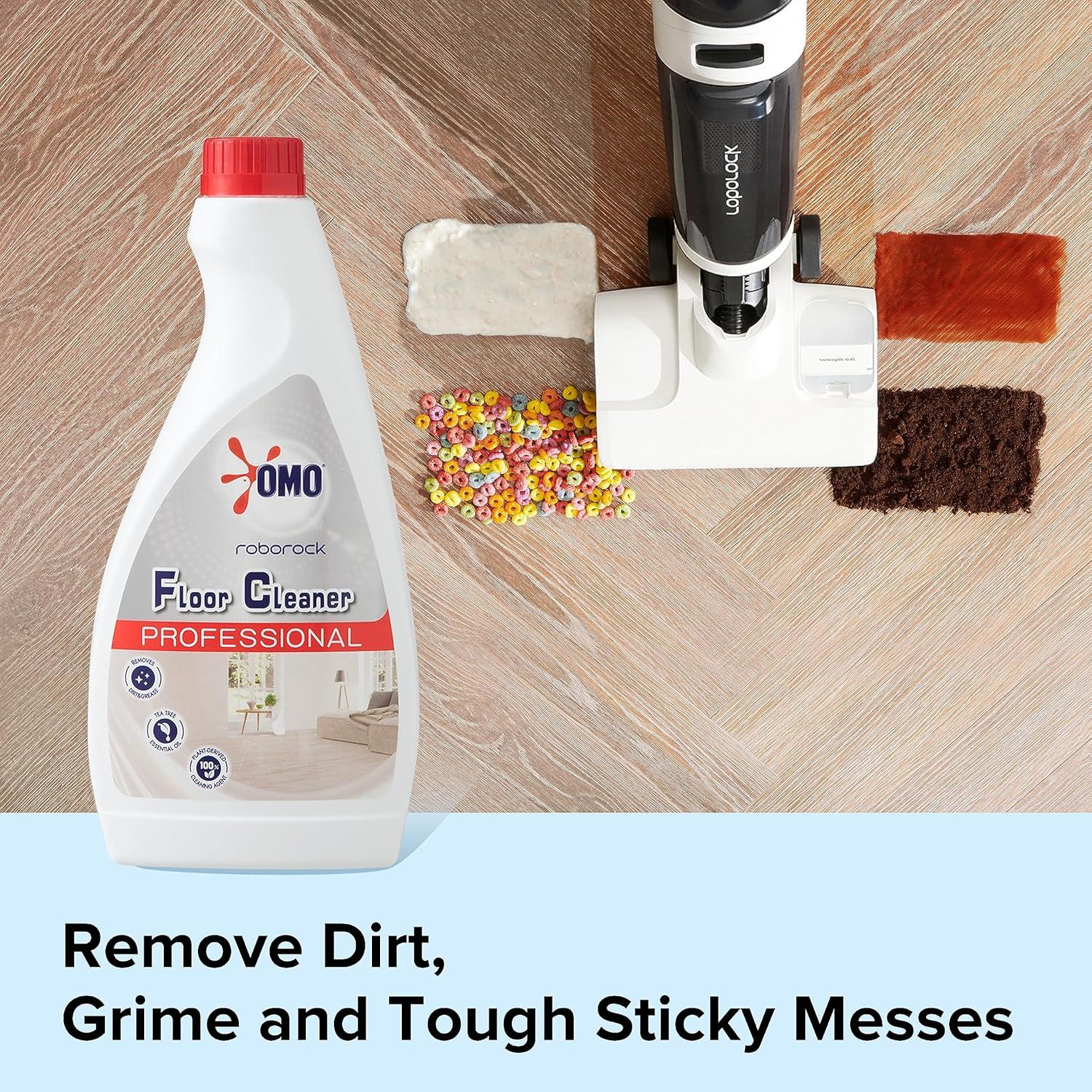 image:imageOfficial Roborock MultiSurface Floor Solution Dilution Ratio 1300 Compatible with Ultra All Roborock Robot Vacuums with Mopping and Vacuum Mop 162 oz Concentrate