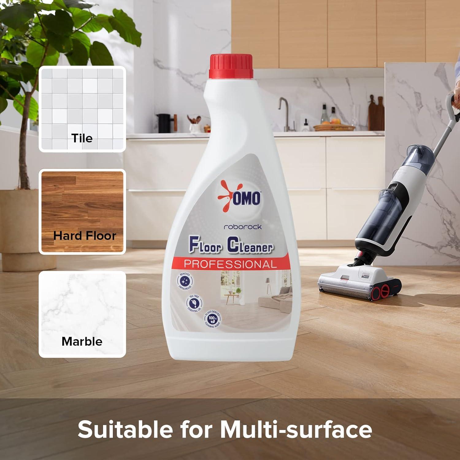 image:imageOfficial Roborock MultiSurface Floor Solution Dilution Ratio 1300 Compatible with Ultra All Roborock Robot Vacuums with Mopping and Vacuum Mop 162 oz Concentrate