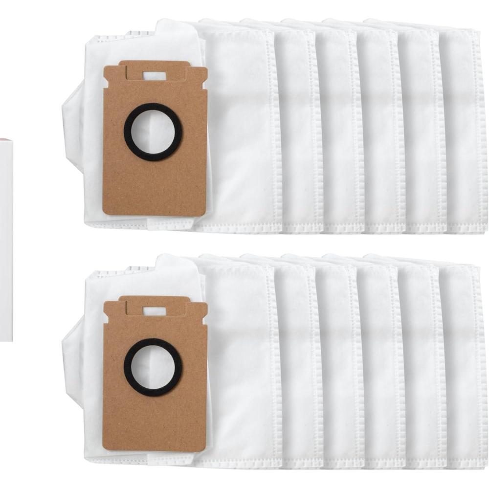 image:imageroborock 12 Packs Disposable Dust Bags for H60 Hub Ultra and H60 Hub Pro Cordless Vacuum Cleaner with AutoEmpty Dock Stick Vacuum Cleaner for Home and Pet Hair AntiTangle Brush LED Dust Detection