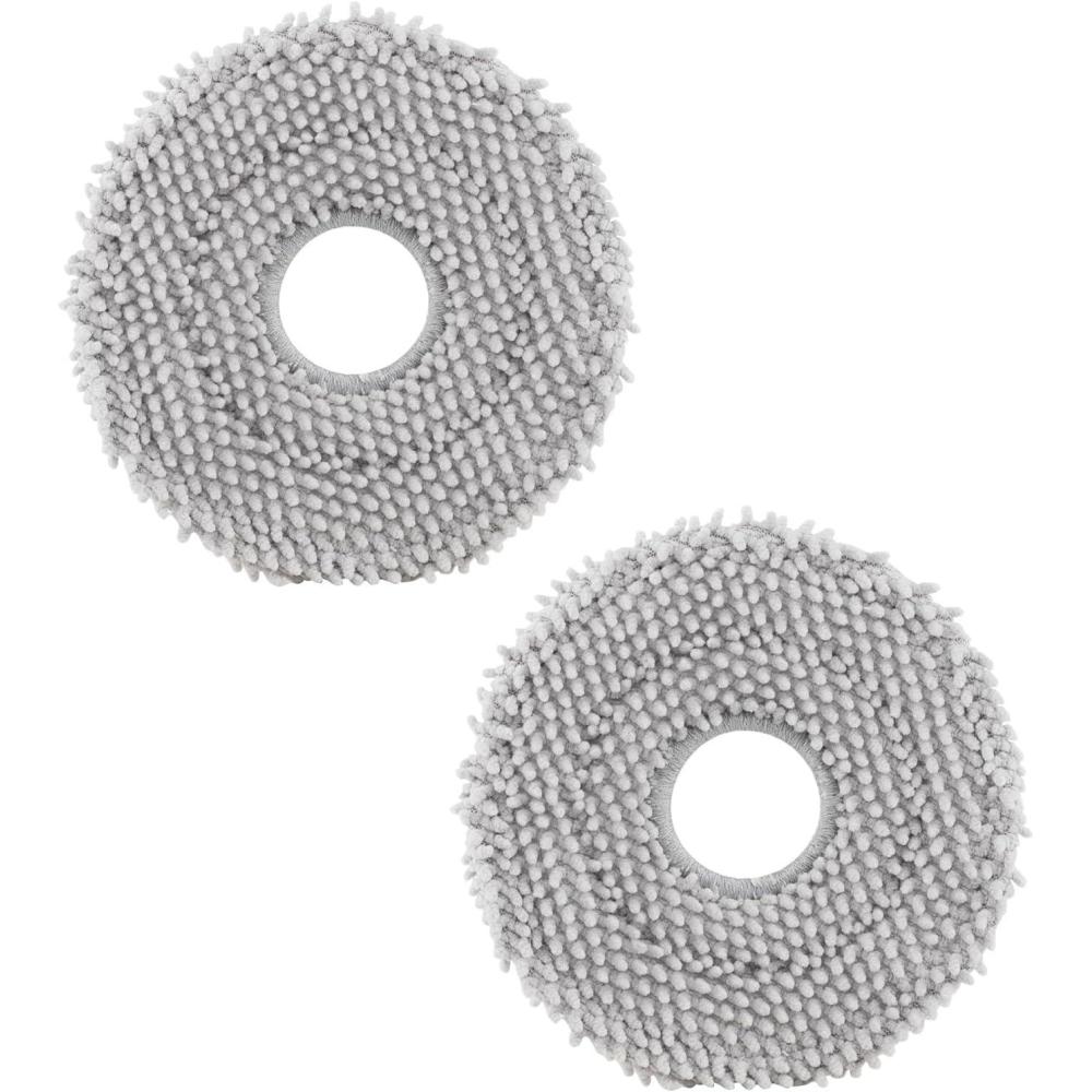 image:imageroborock 4 Pack Microfiber Mop Cloths for QV 35AQV 35SQR 5T7QR 598QR 798QR T78Qrevo LQV 798QX Revo PlusQR5980QR7980QR7985 Robot Vacuum Cleaner Mop Pad Replacement AccessoriesMop Cloth2