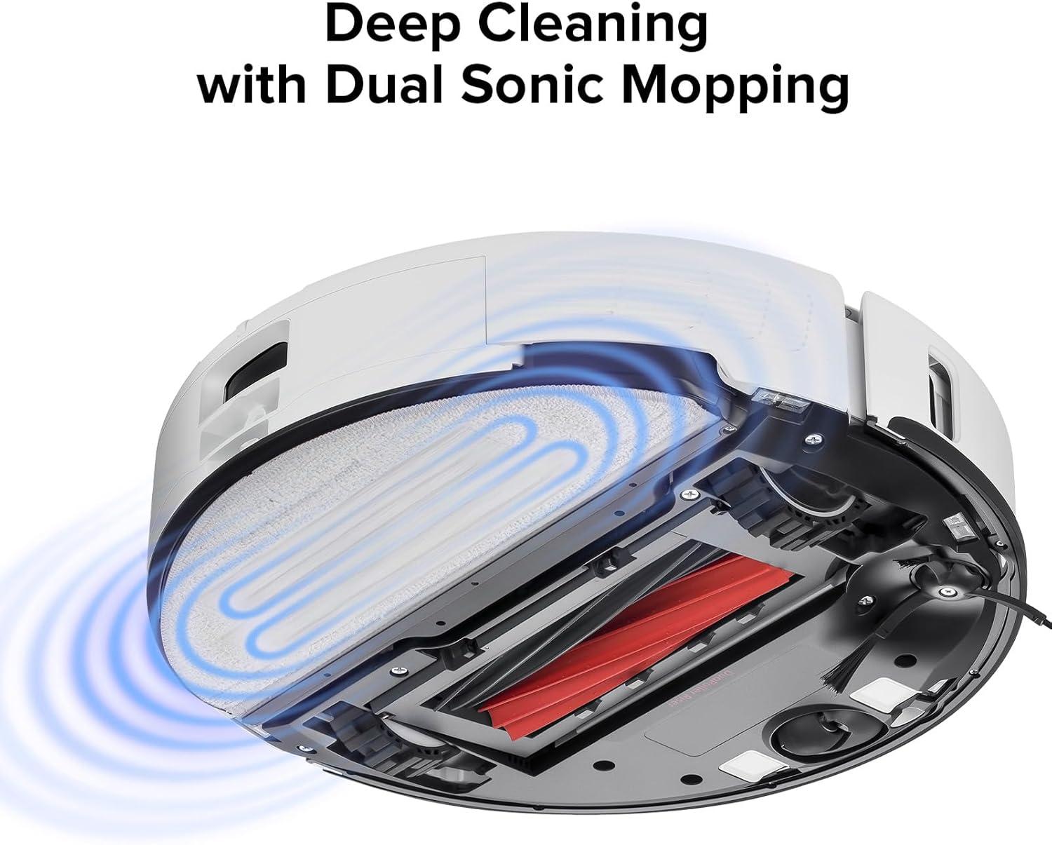 image:imageroborock 2 Pack Microfiber Mop Cloths for Q 5 Q5 Pro Q5 Pro Q7 Q7Max Q8Max Q8Max E Series S5 S5 Max S 6 S6 Pure S6 MaxV Robot Vacuum Cleaner Mop Pad Replacement AccessoriesMop Cloth2